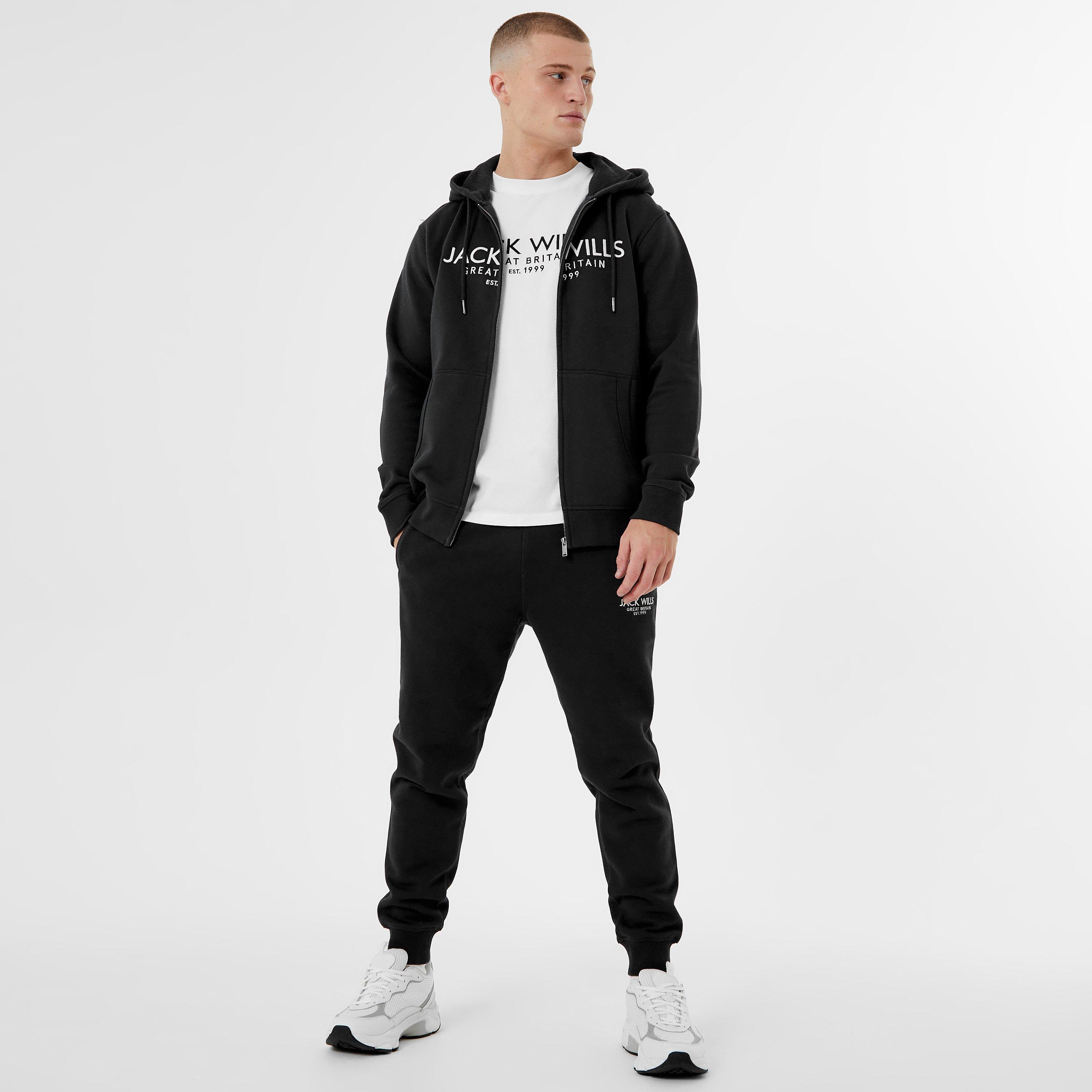 Jack Wills Pinebrook Graphic Zip Hoodie Zip Hoodies USC