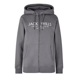 Jack Wills Pinebrook Graphic Zip Hoodie