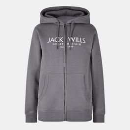 Jack Wills Graphic Zip Hoodie Mens