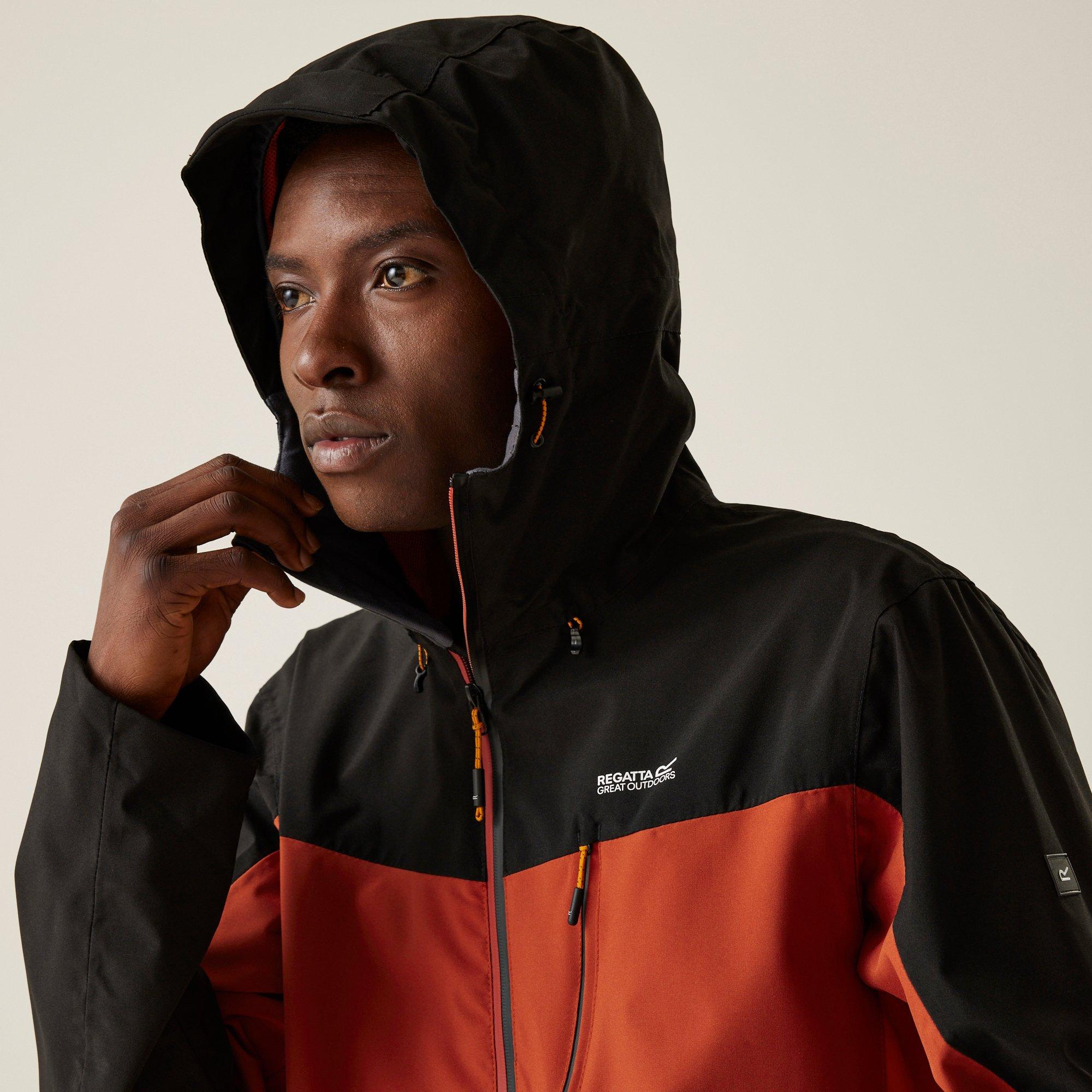 Redochre/Blk - Regatta - Birchdale Waterproof Jacket - 7