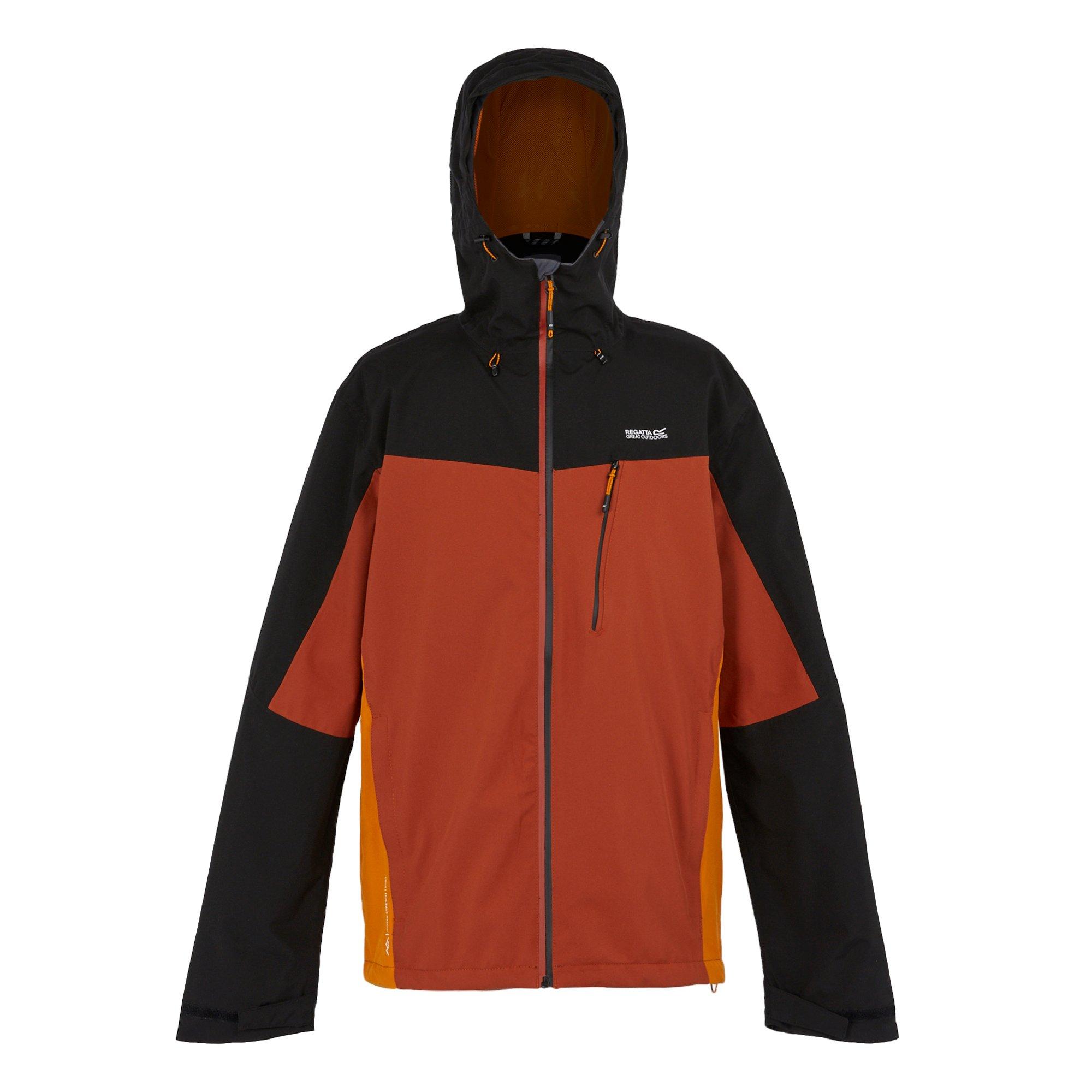 Redochre/Blk - Regatta - Birchdale Waterproof Jacket - 8