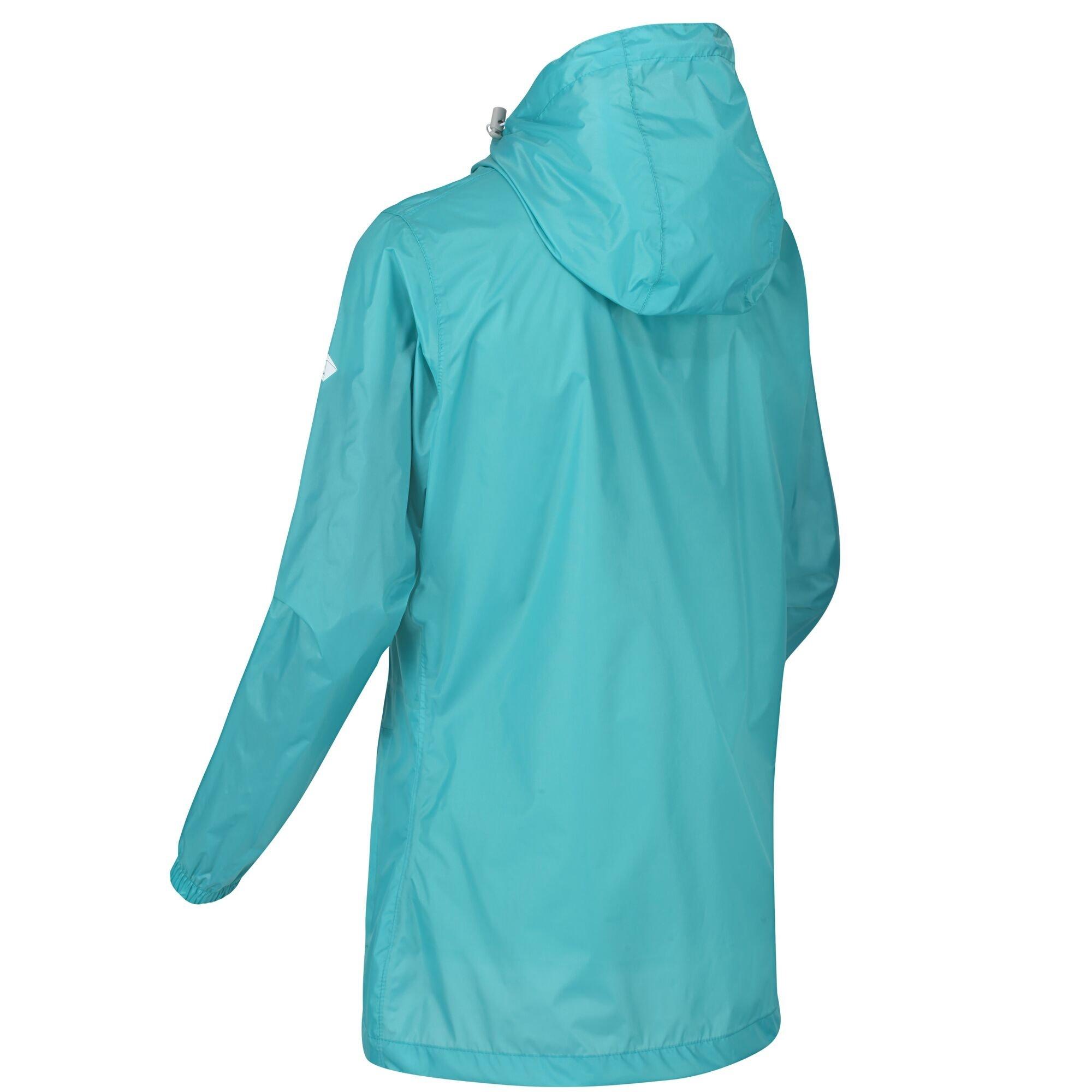 Turquoise - Regatta - Women's Pack It III Waterproof Breathable Packaway Jacket - 5