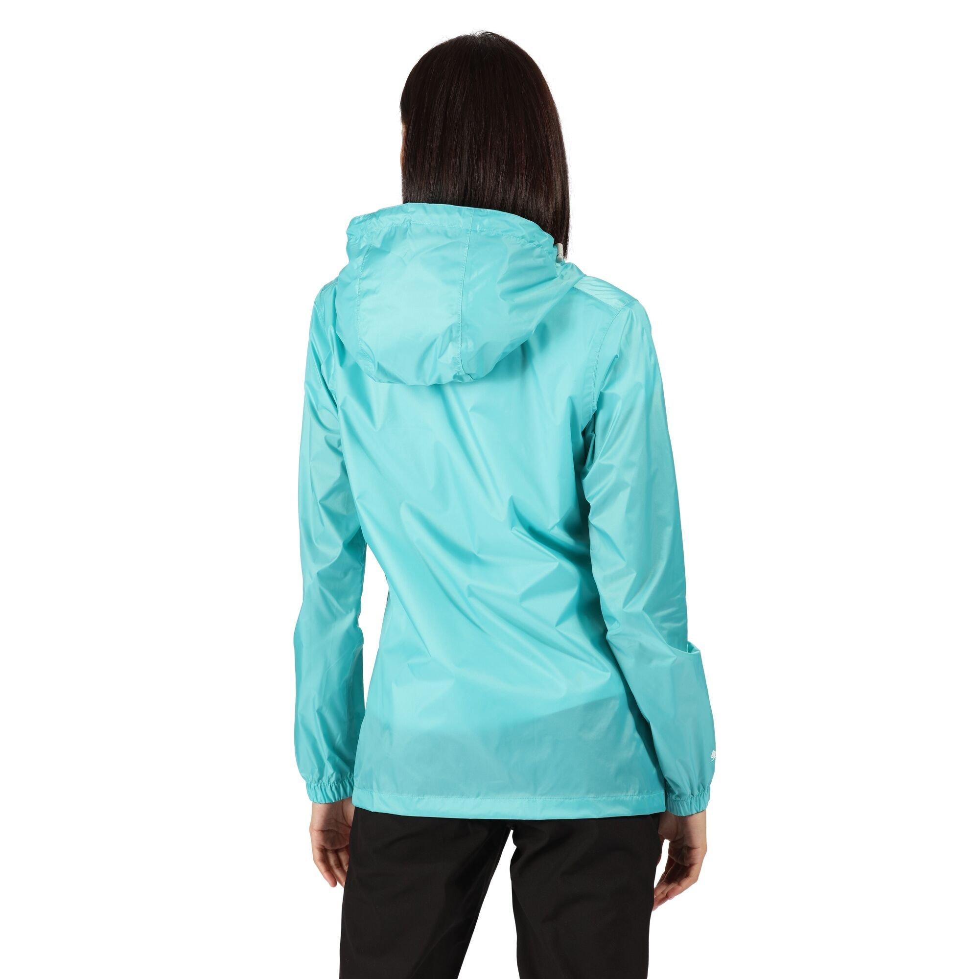 Turquoise - Regatta - Women's Pack It III Waterproof Breathable Packaway Jacket - 6