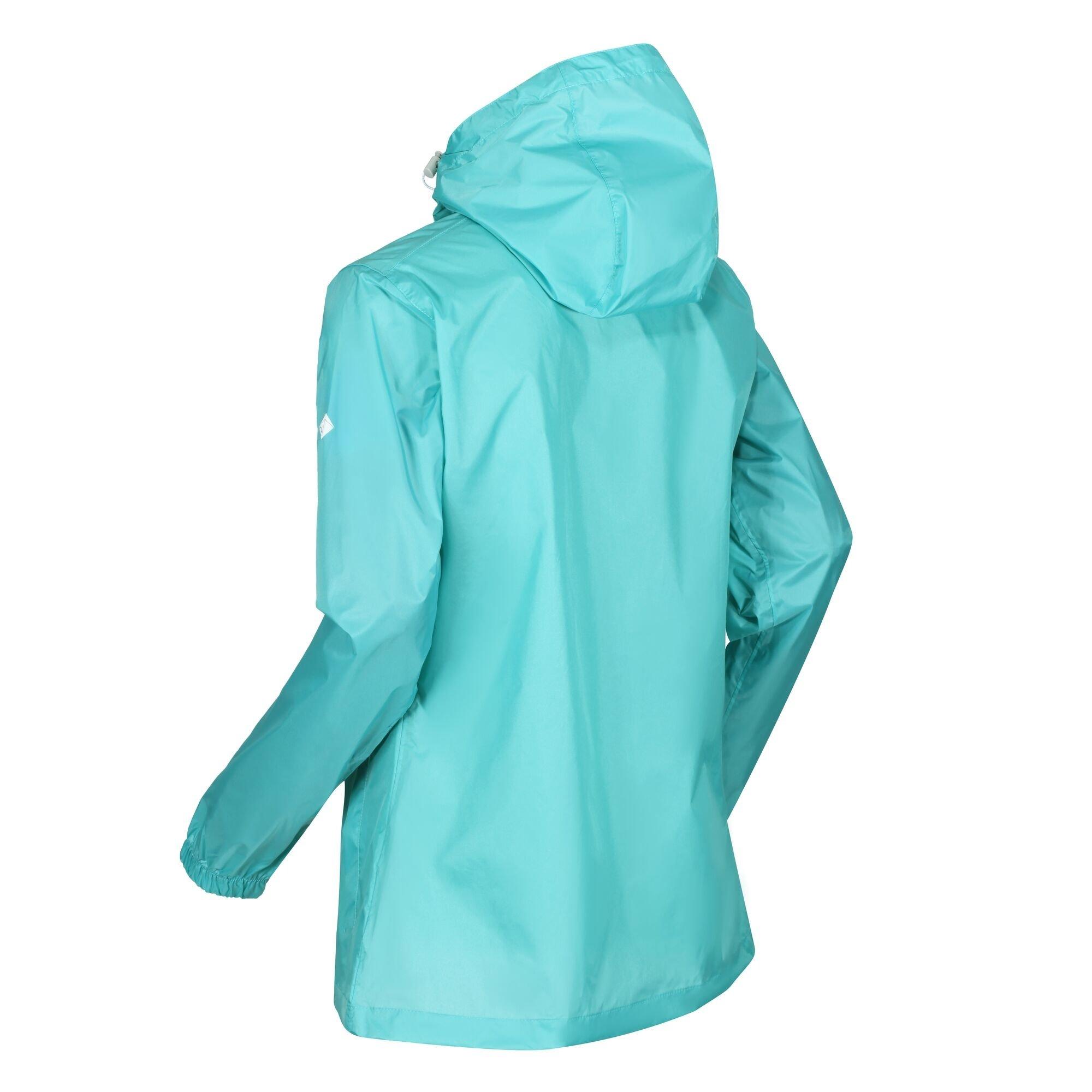 Turquoise - Regatta - Women's Pack It III Waterproof Breathable Packaway Jacket - 7
