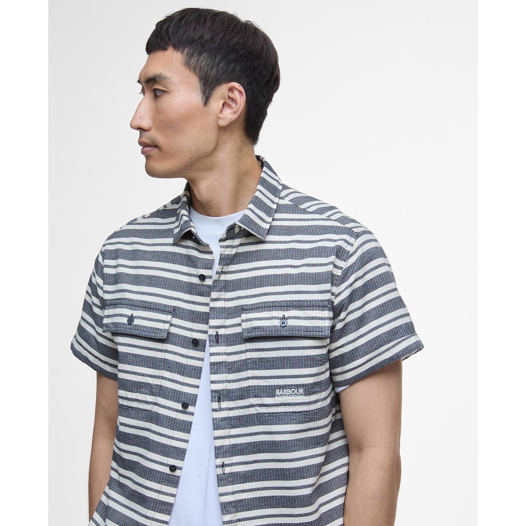 Navy NY91 - Barbour International - Joshua Shirt - 4