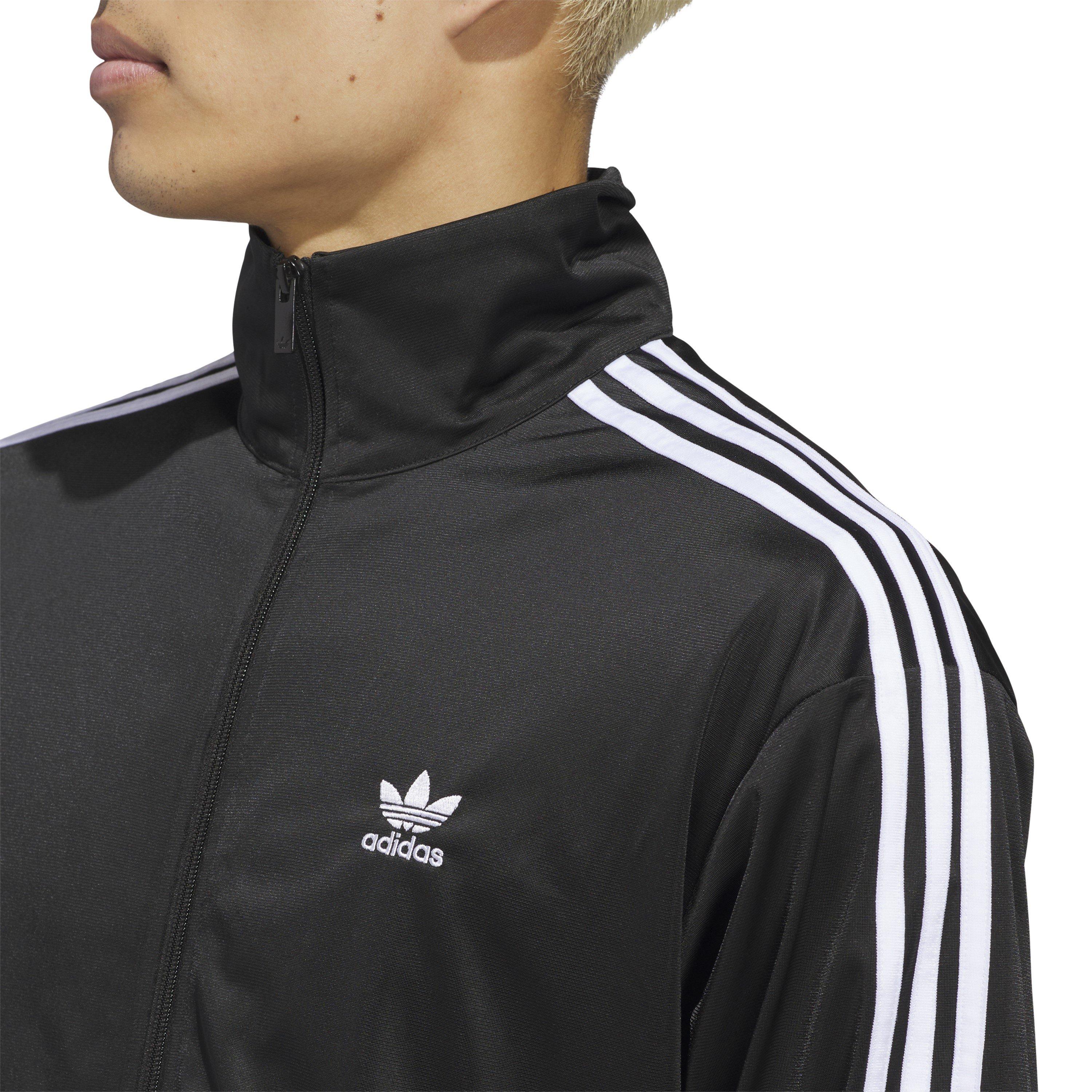BLACK/WHITE - adidas Originals - Mens Classic Firebird Tracksuit Top - 2