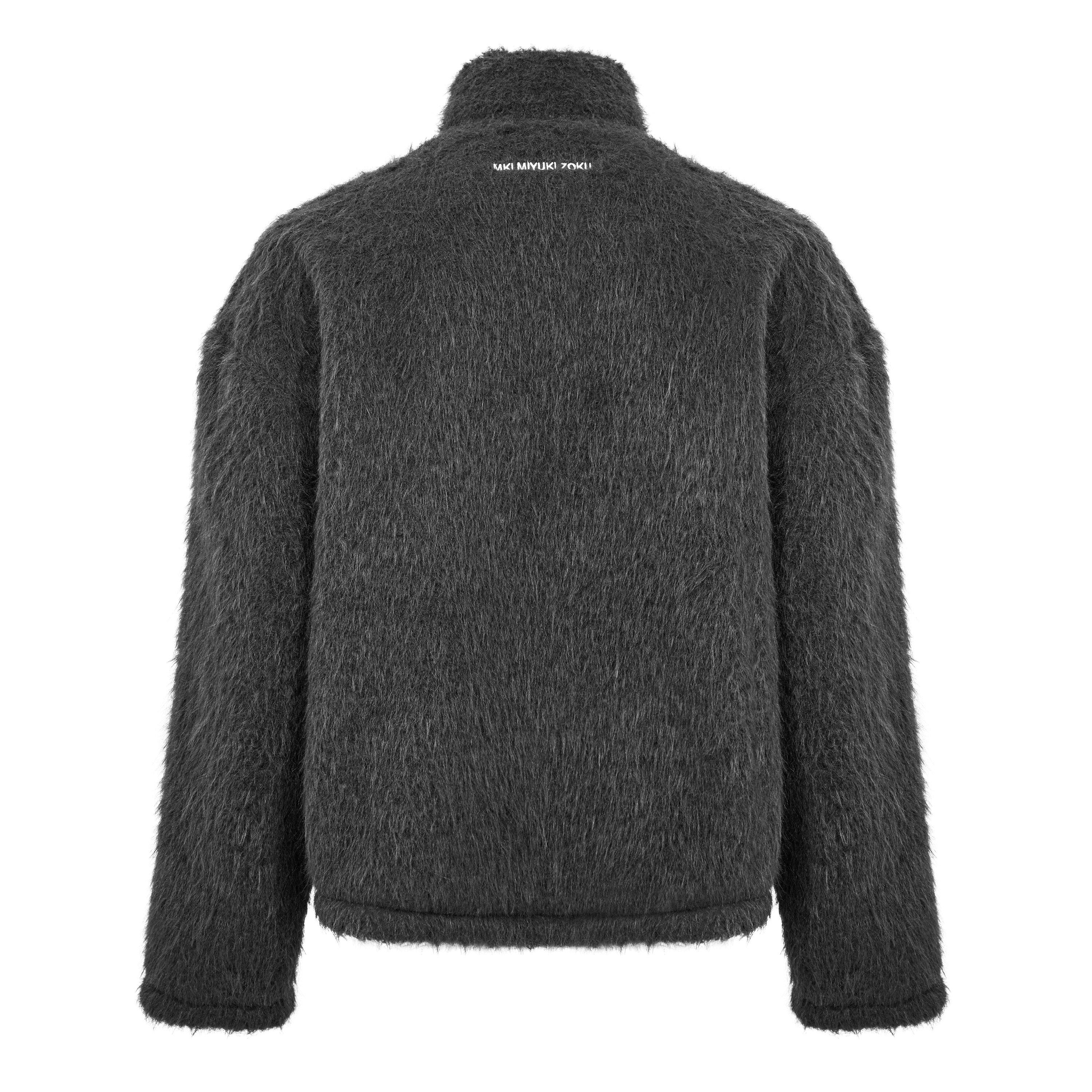 Charcoal - MKI MIYUKI ZOKU - Men's Alpaca Tracksuit Top - 6