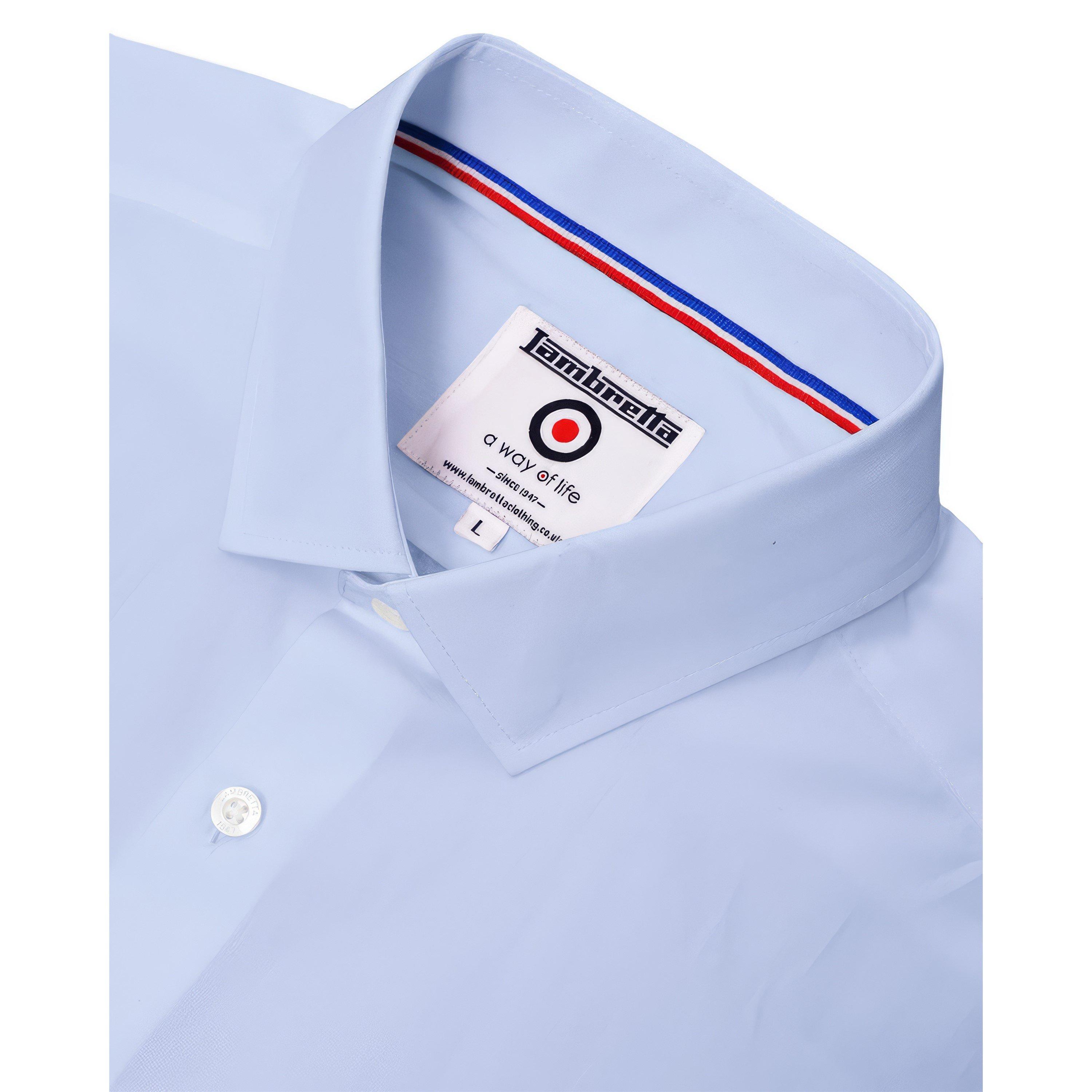 Cielo Azzurro - Lambretta - Formal Long-Sleeve Dress Shirt - 2