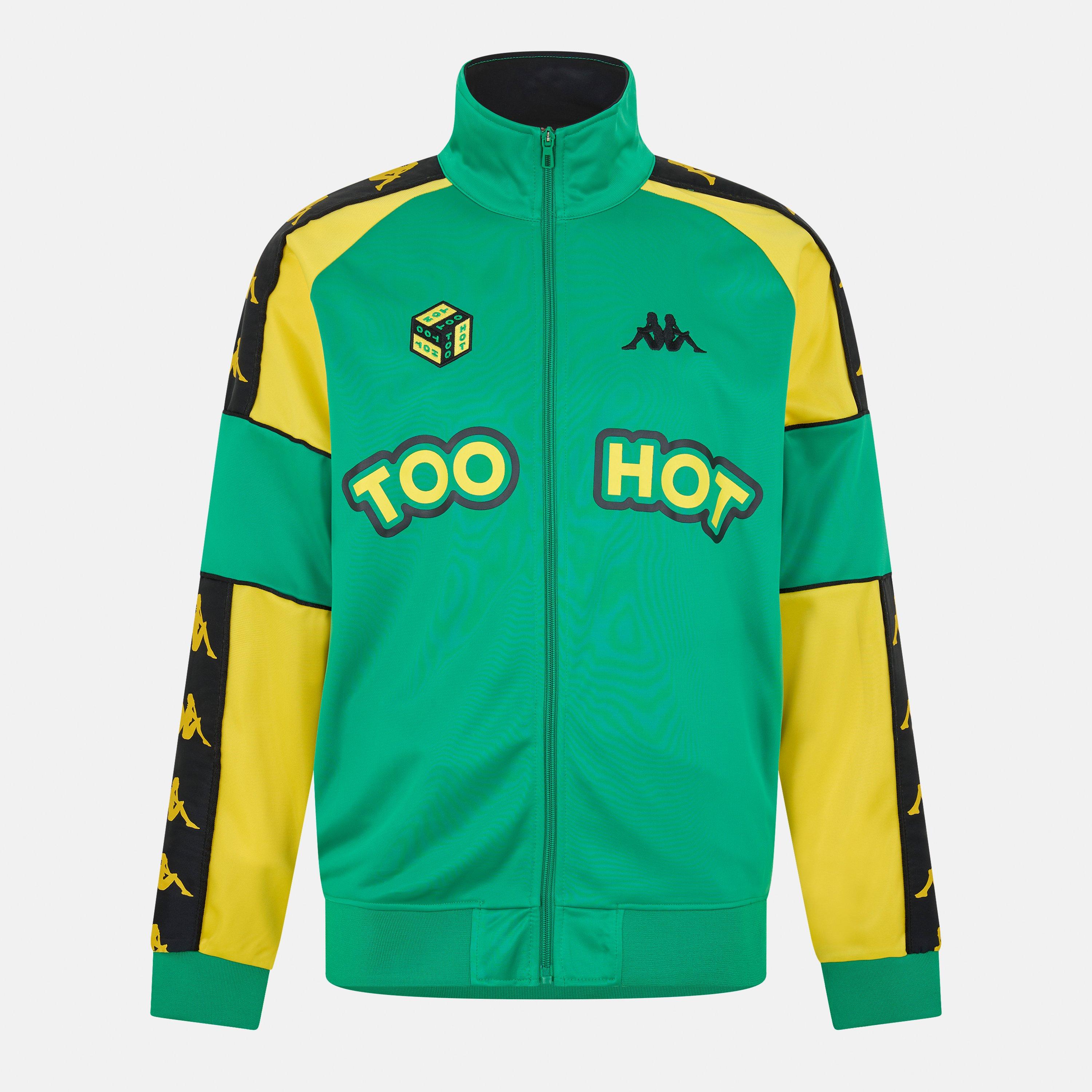 Brt Yellow/Blk - Kappa - Men's Banda Tracksuit Top - 1