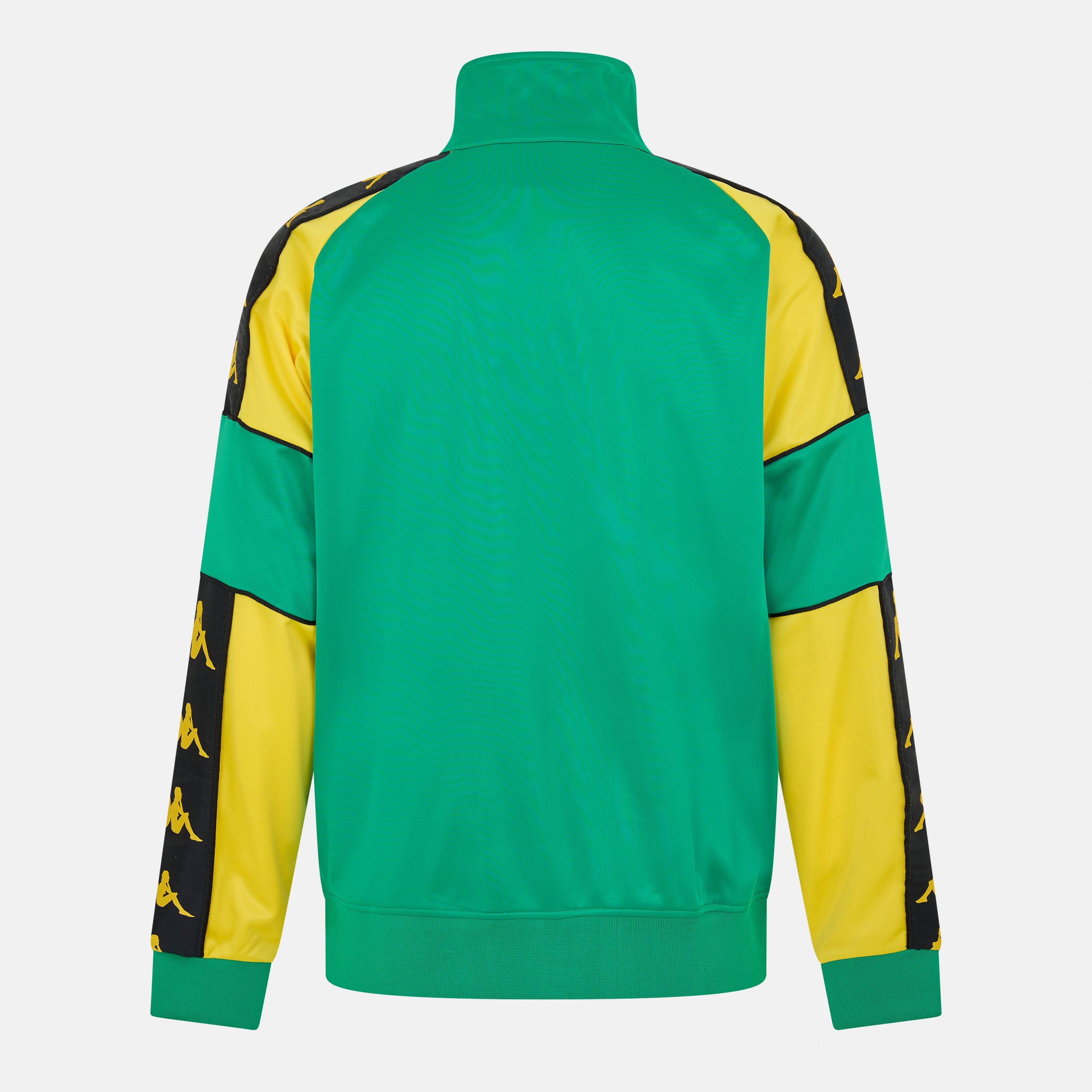 Brt Yellow/Blk - Kappa - Men's Banda Tracksuit Top - 2