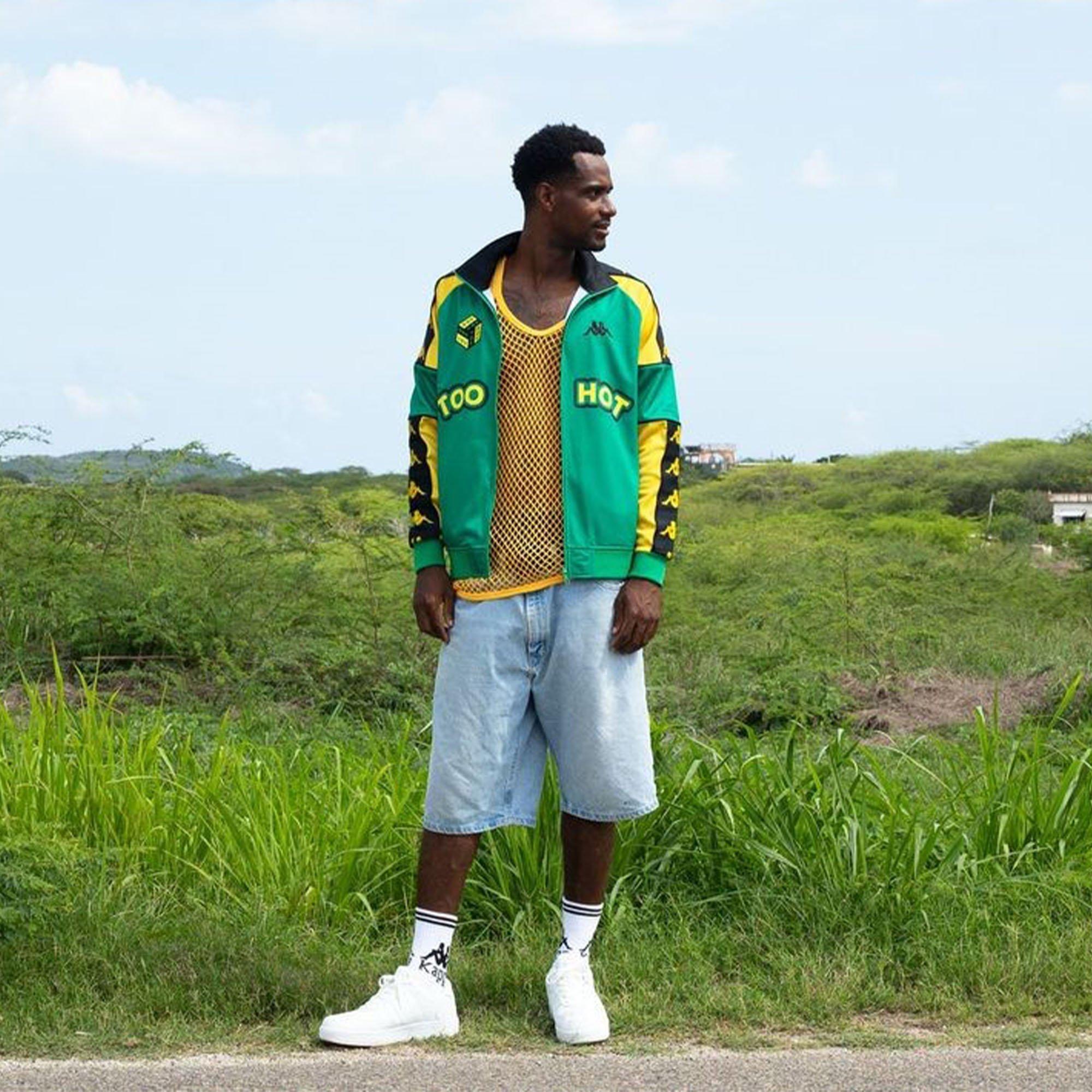 Brt Yellow/Blk - Kappa - Men's Banda Tracksuit Top - 3