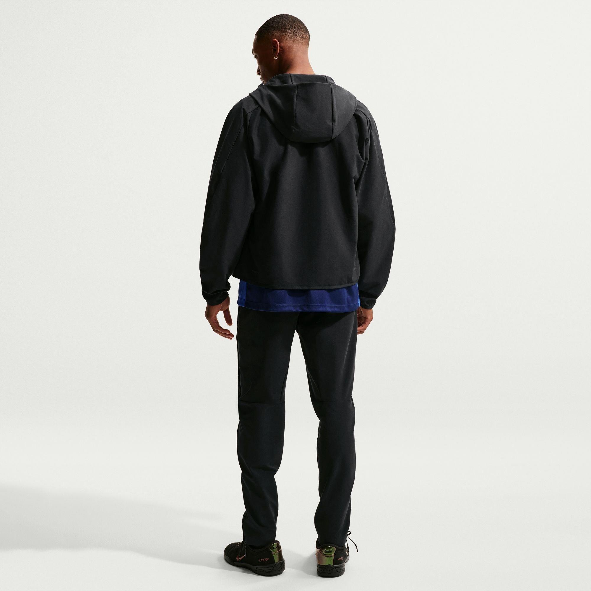 Black - Nike - Men's Tech Shori Jkt Regular Fit Zip Hoodie - 5