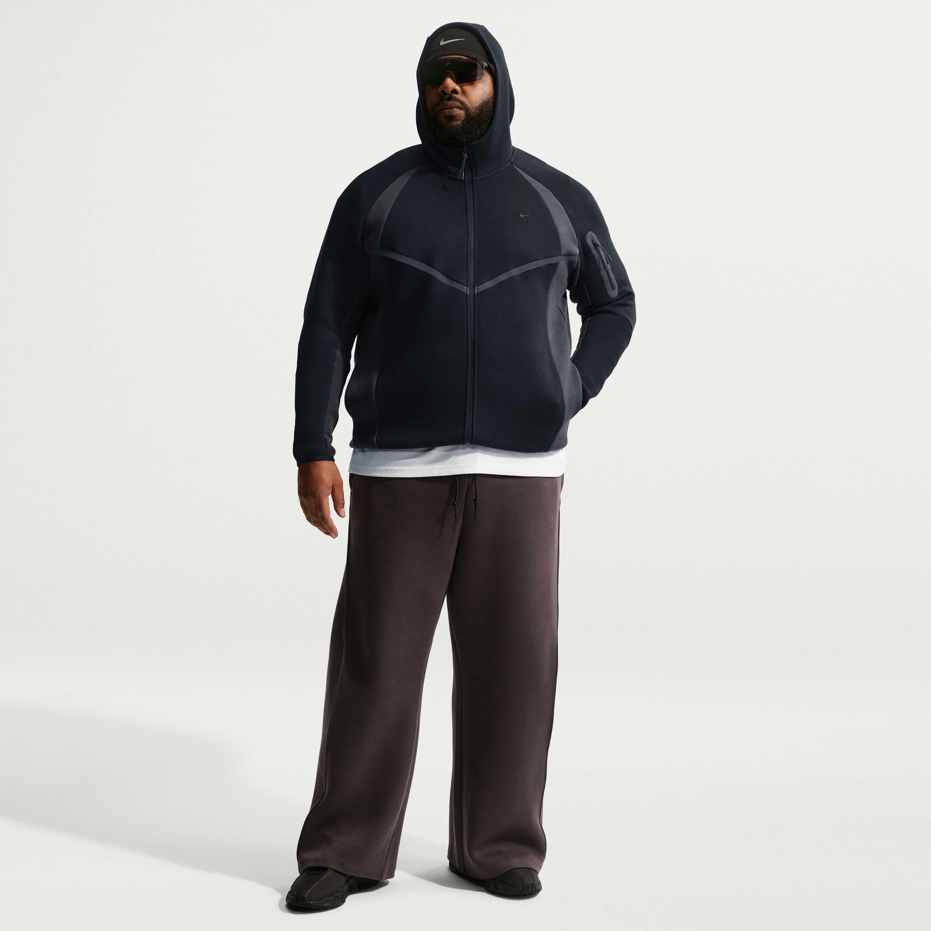 Black/Anthra - Nike - Nike Tech Flc Jkt Sn64 - 7