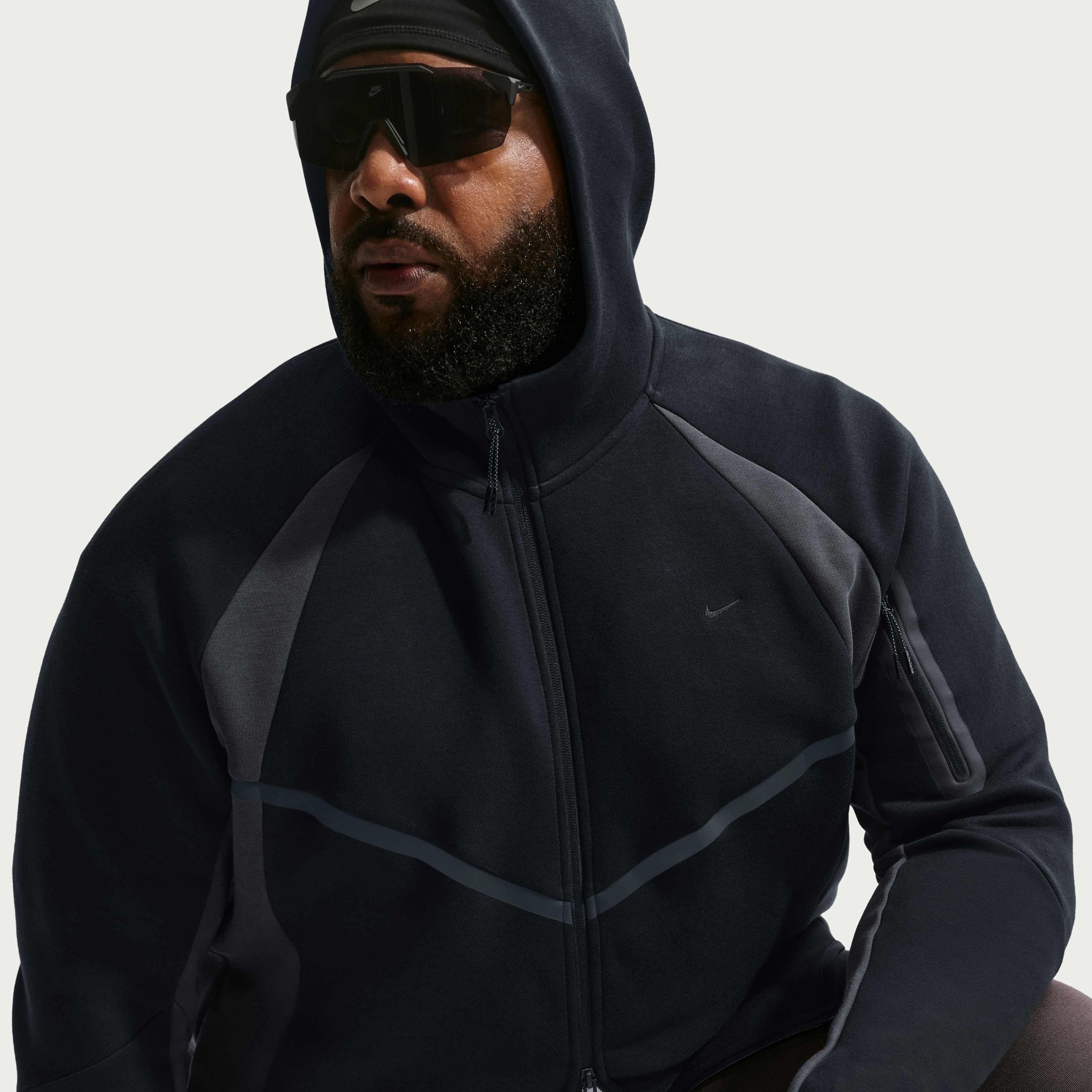 Black/Anthra - Nike - Nike Tech Flc Jkt Sn64 - 9