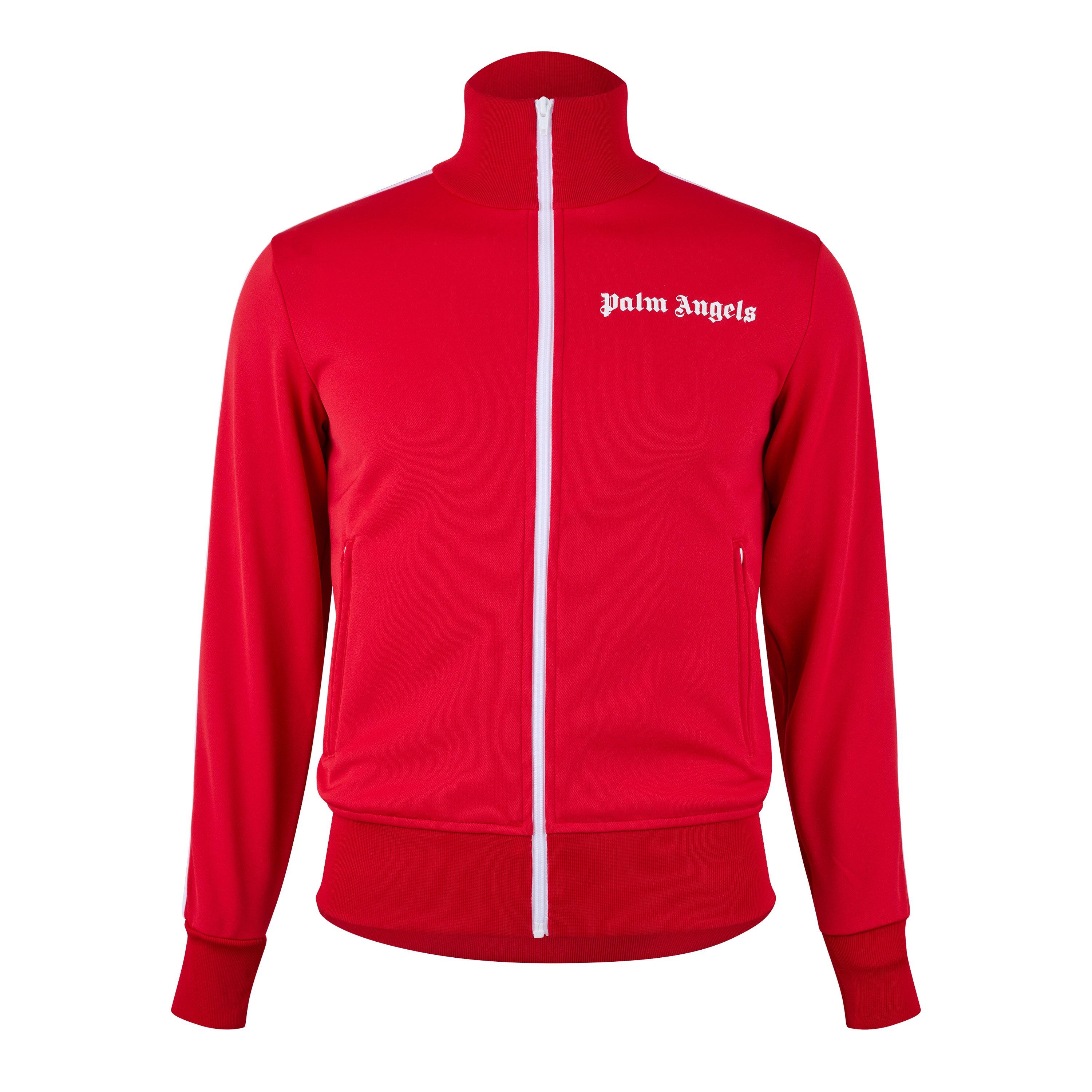 Vermelho/Branco - Palm Angels - Classic Track Jacket - 1