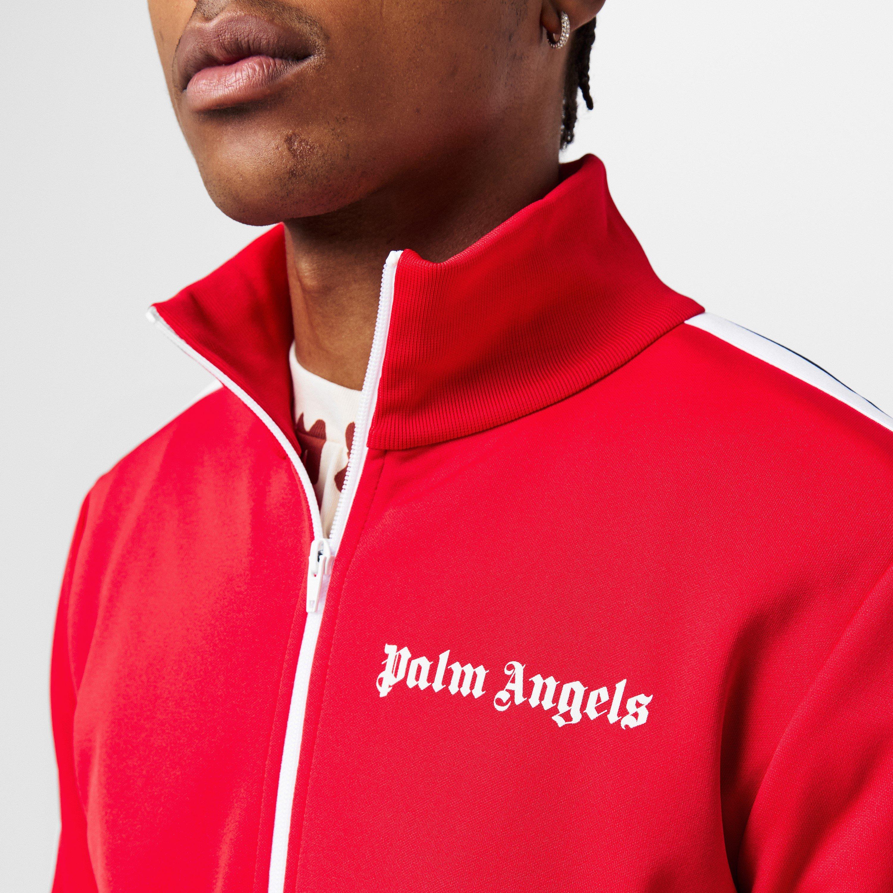 Rojo/Blanco - Palm Angels - Classic Track Jacket - 5