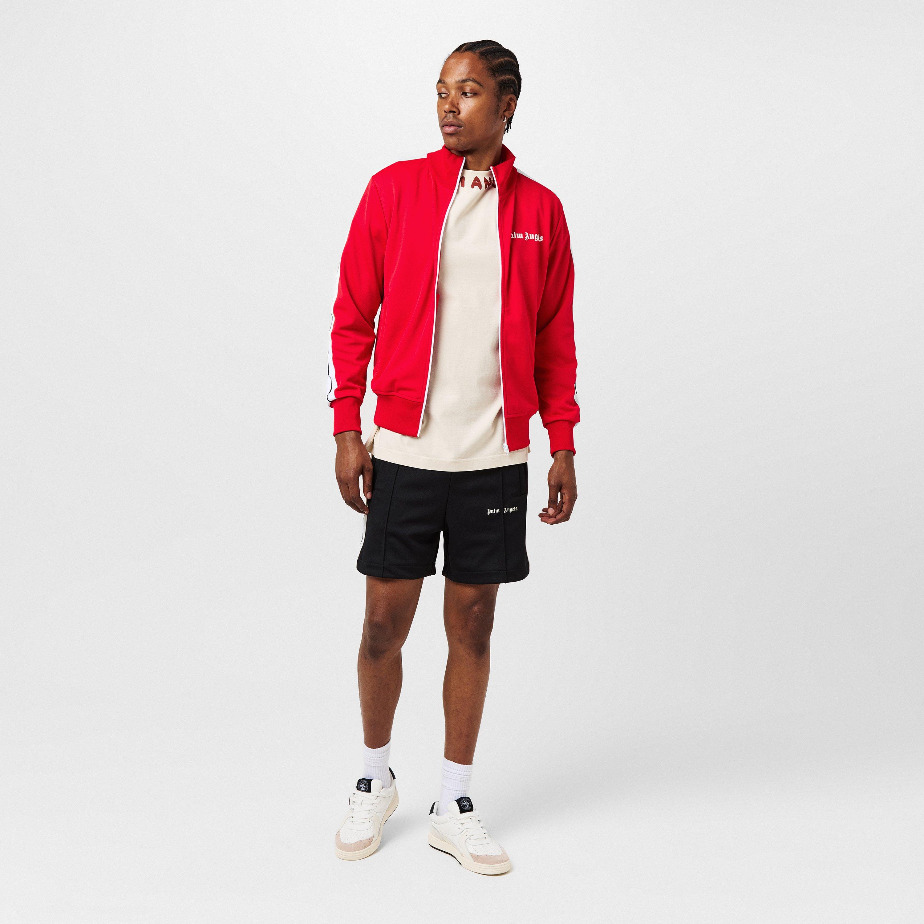 Rojo/Blanco - Palm Angels - Classic Track Jacket - 6