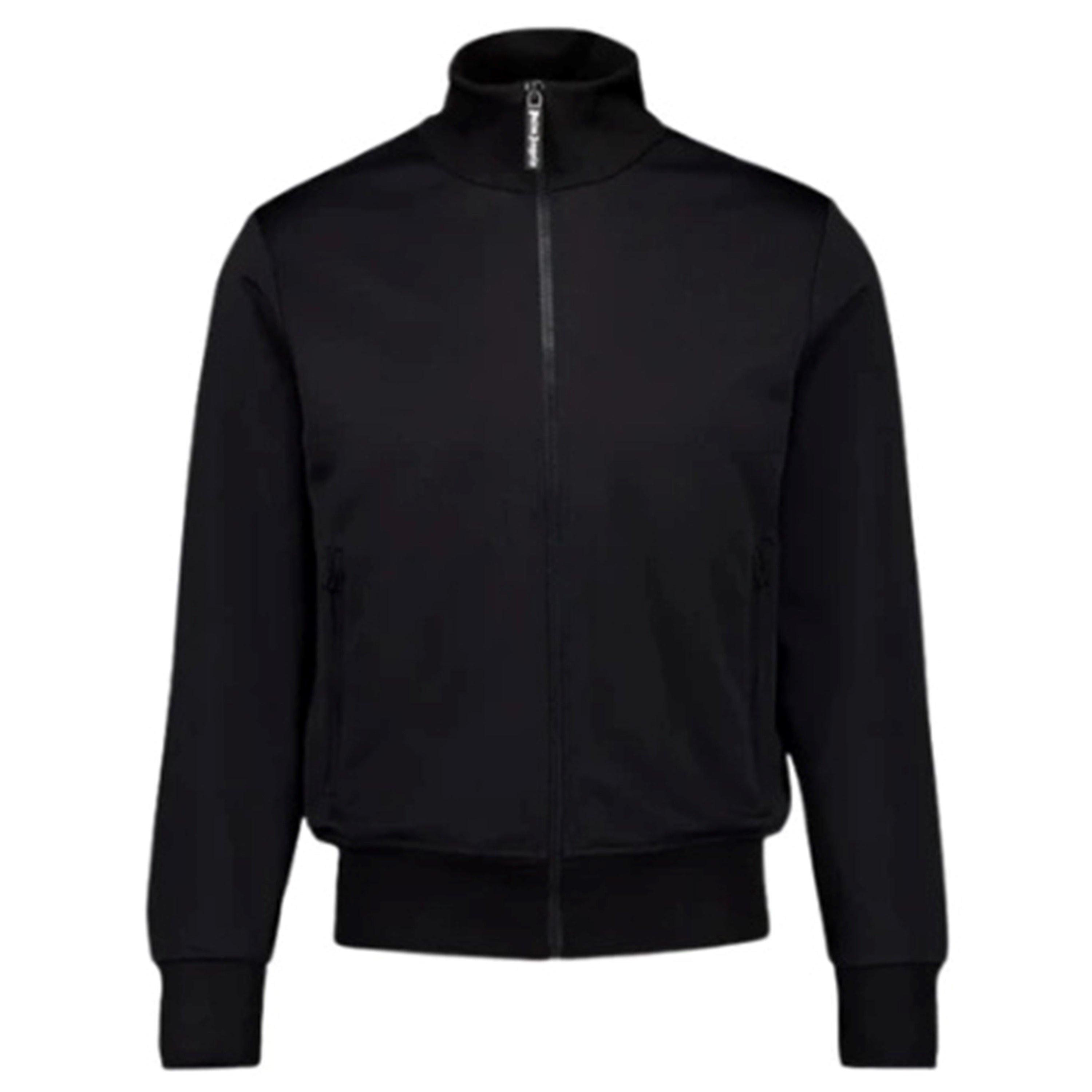 Black Off White - Palm Angels - Men's Back Curved Logo Tracksuit Top - 1