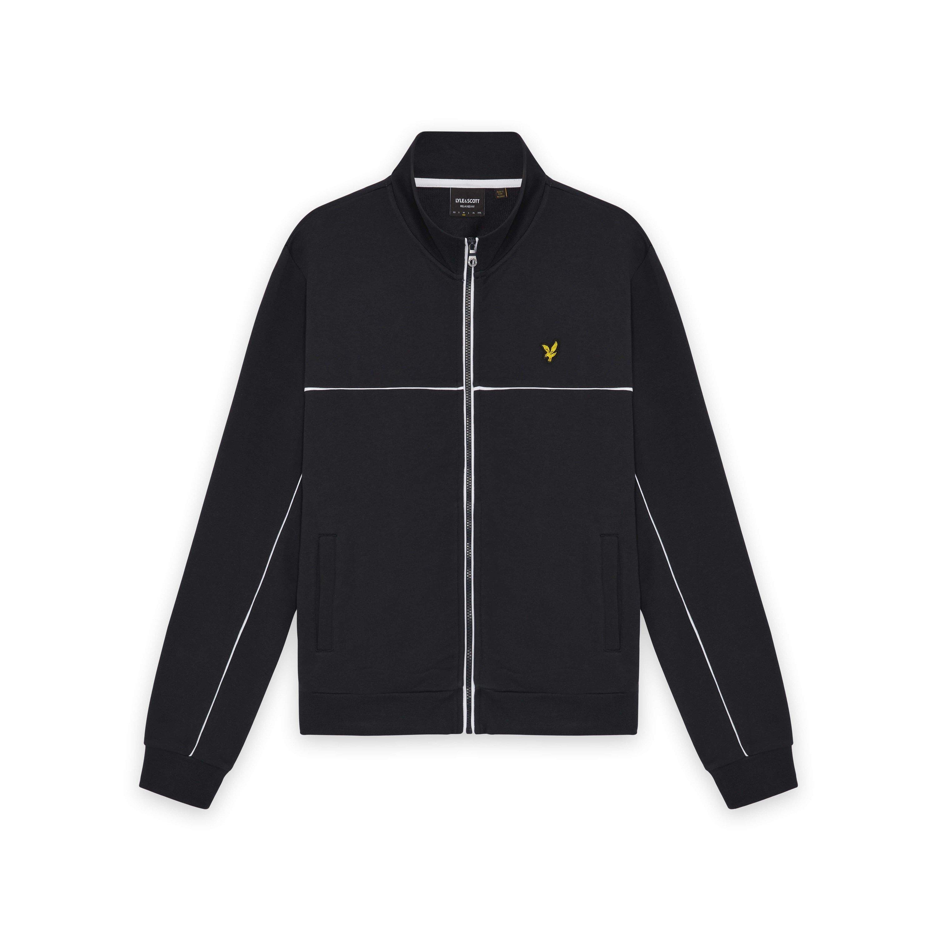 Dark Navy Z271 - Lyle and Scott - Lyle Piped Zip TT Sn62 - 2