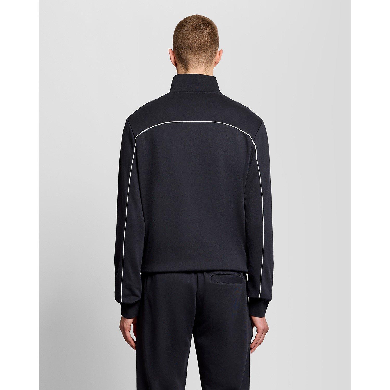 Dark Navy Z271 - Lyle and Scott - Lyle Piped Zip TT Sn62 - 3