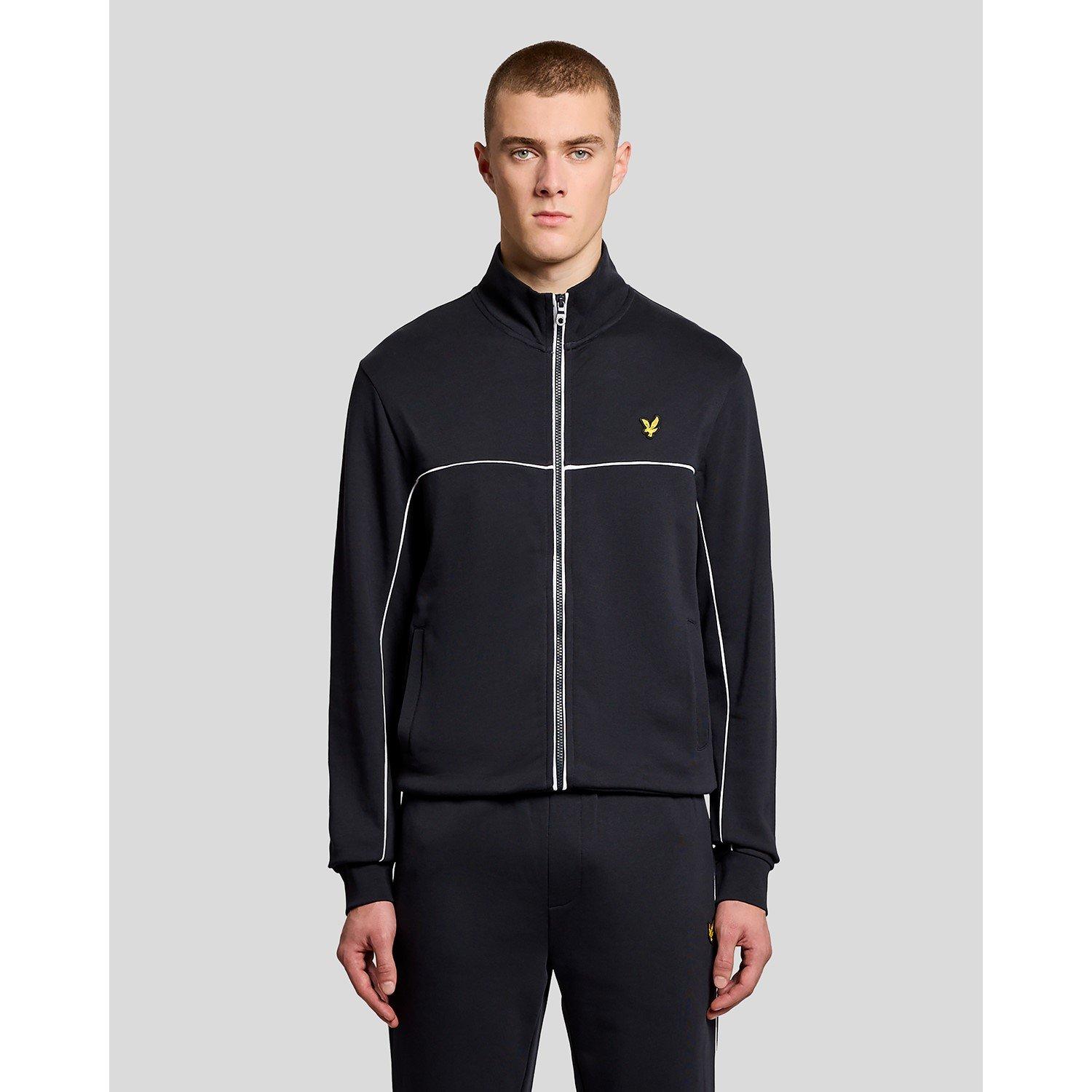 Dark Navy Z271 - Lyle and Scott - Lyle Piped Zip TT Sn62 - 6