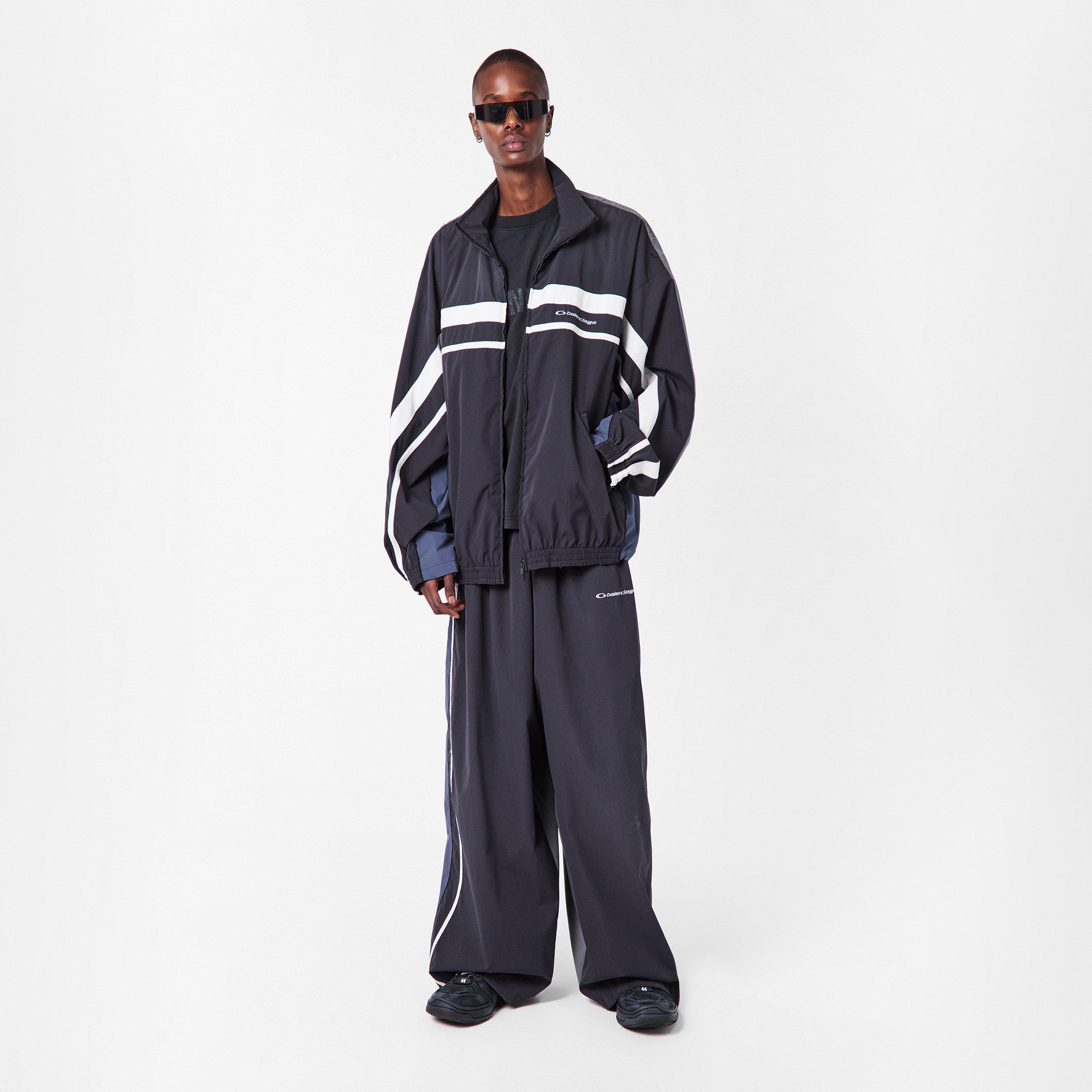 Balenciaga Men's Technical Fabric Tracksuit Top | Cruise Fashion