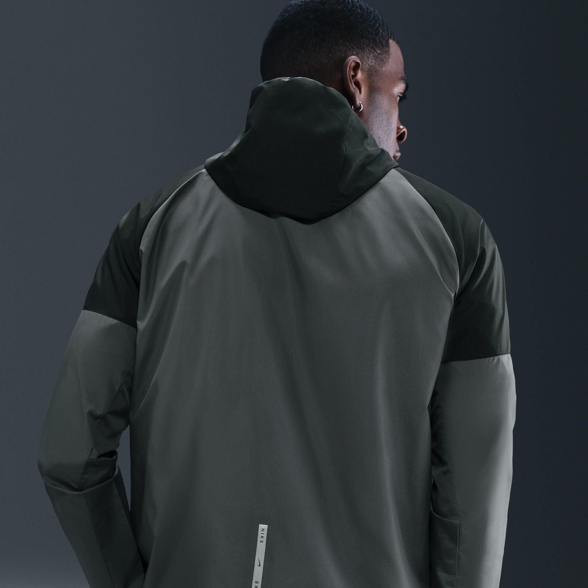 Grey/Black - Nike - City Run Jacket Mens - 12