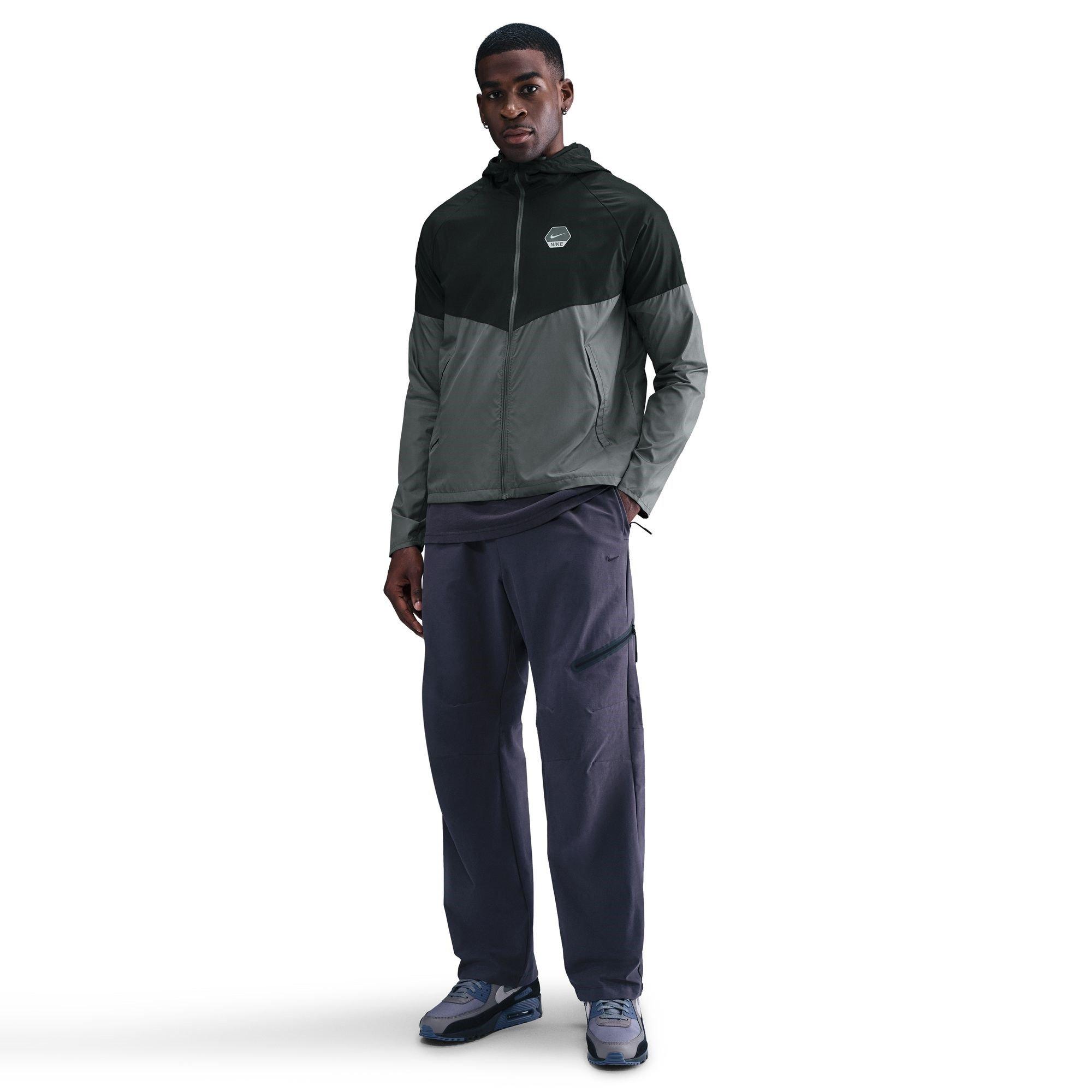 Grey/Black - Nike - City Run Jacket Mens - 3
