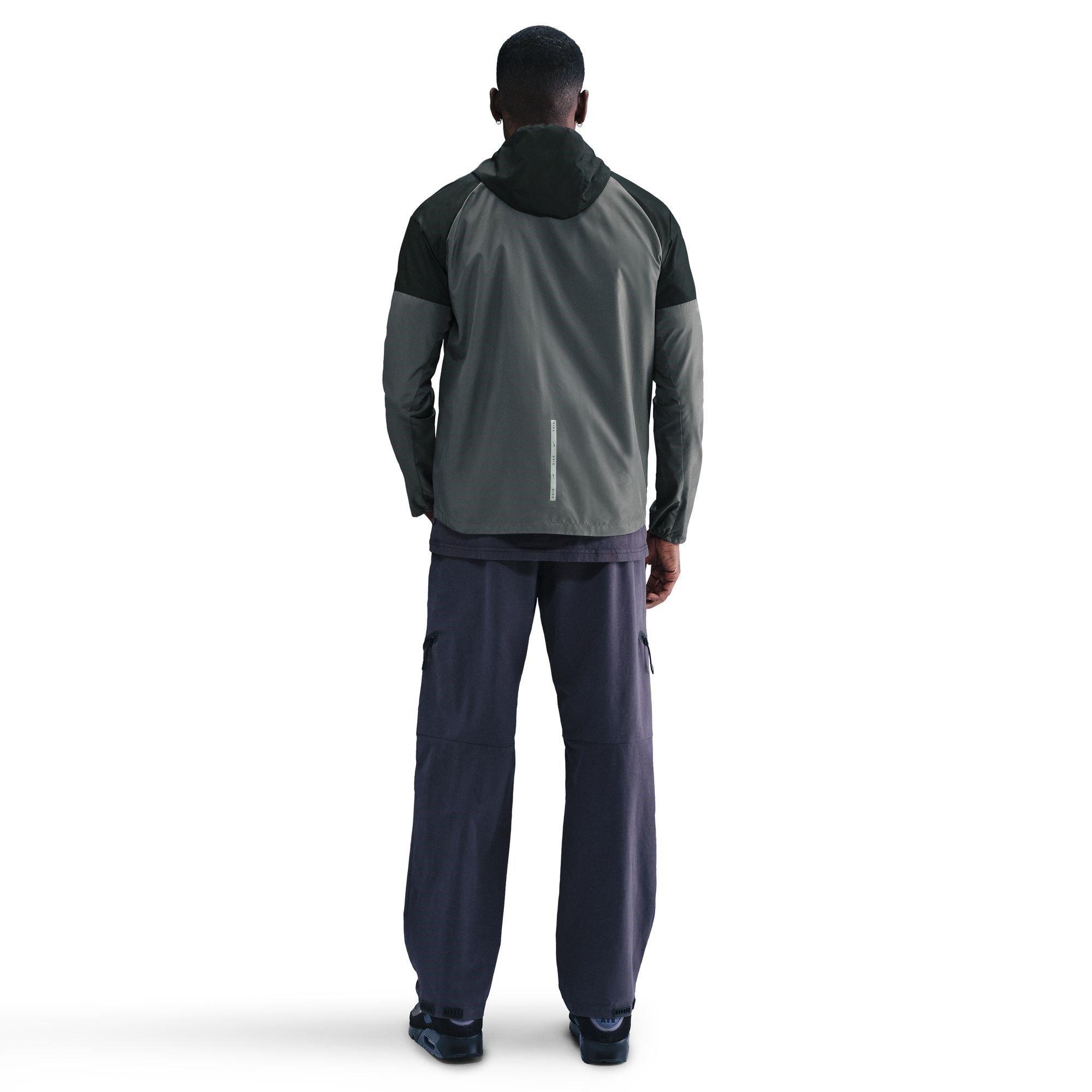 Grey/Black - Nike - City Run Jacket Mens - 4