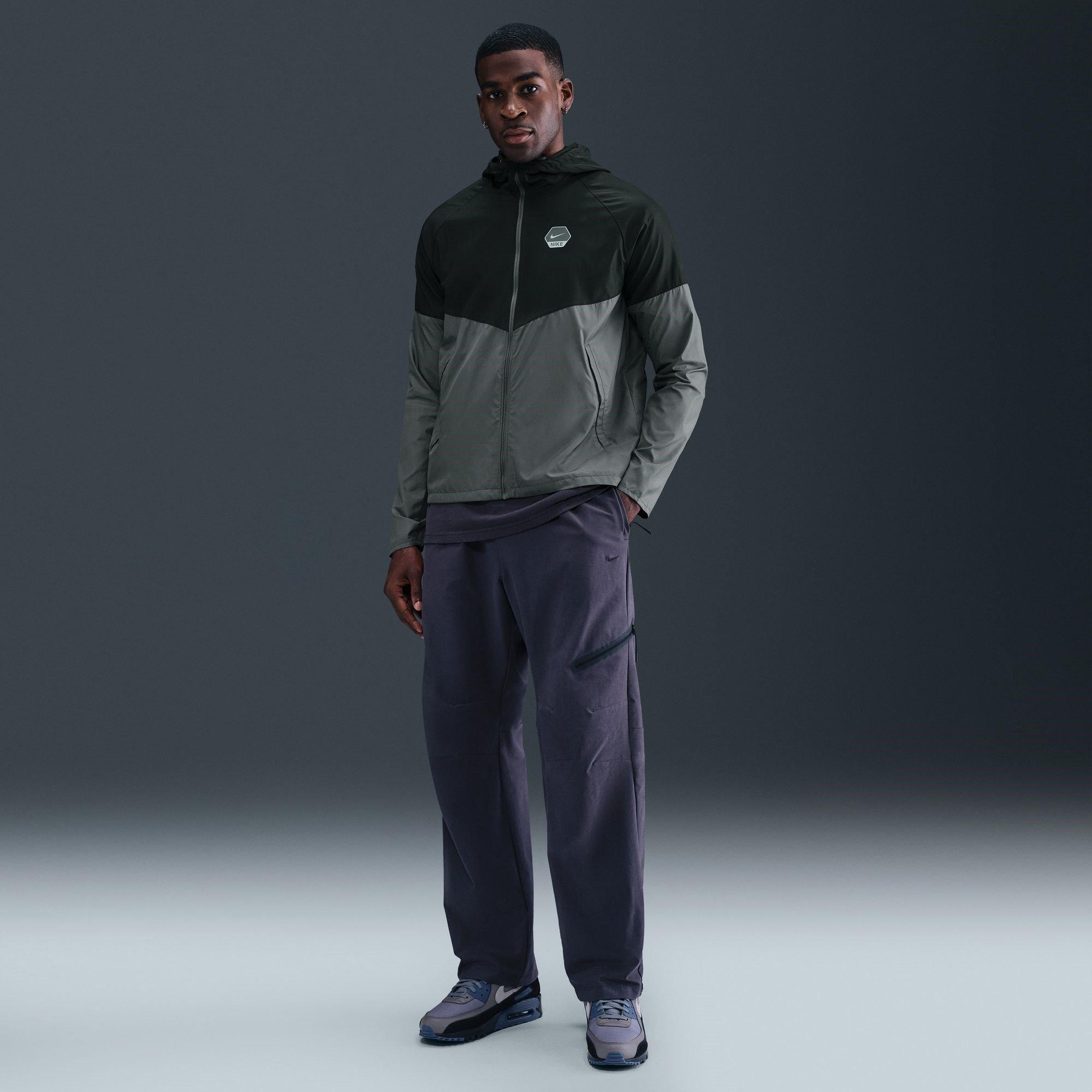 Grey/Black - Nike - City Run Jacket Mens - 7