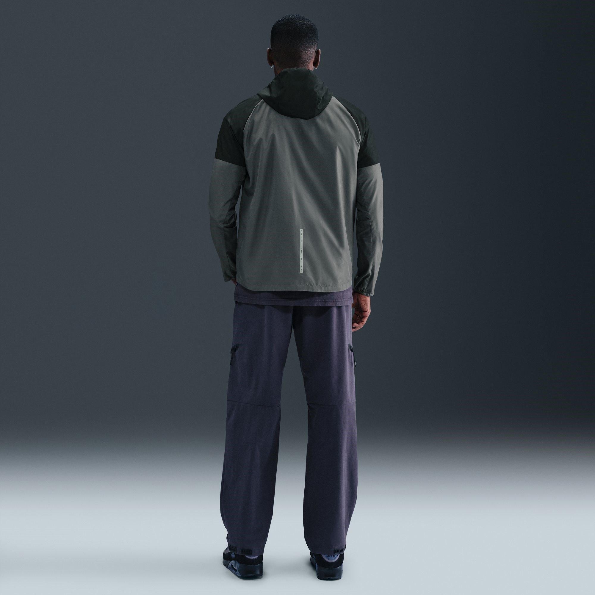 Grey/Black - Nike - City Run Jacket Mens - 8