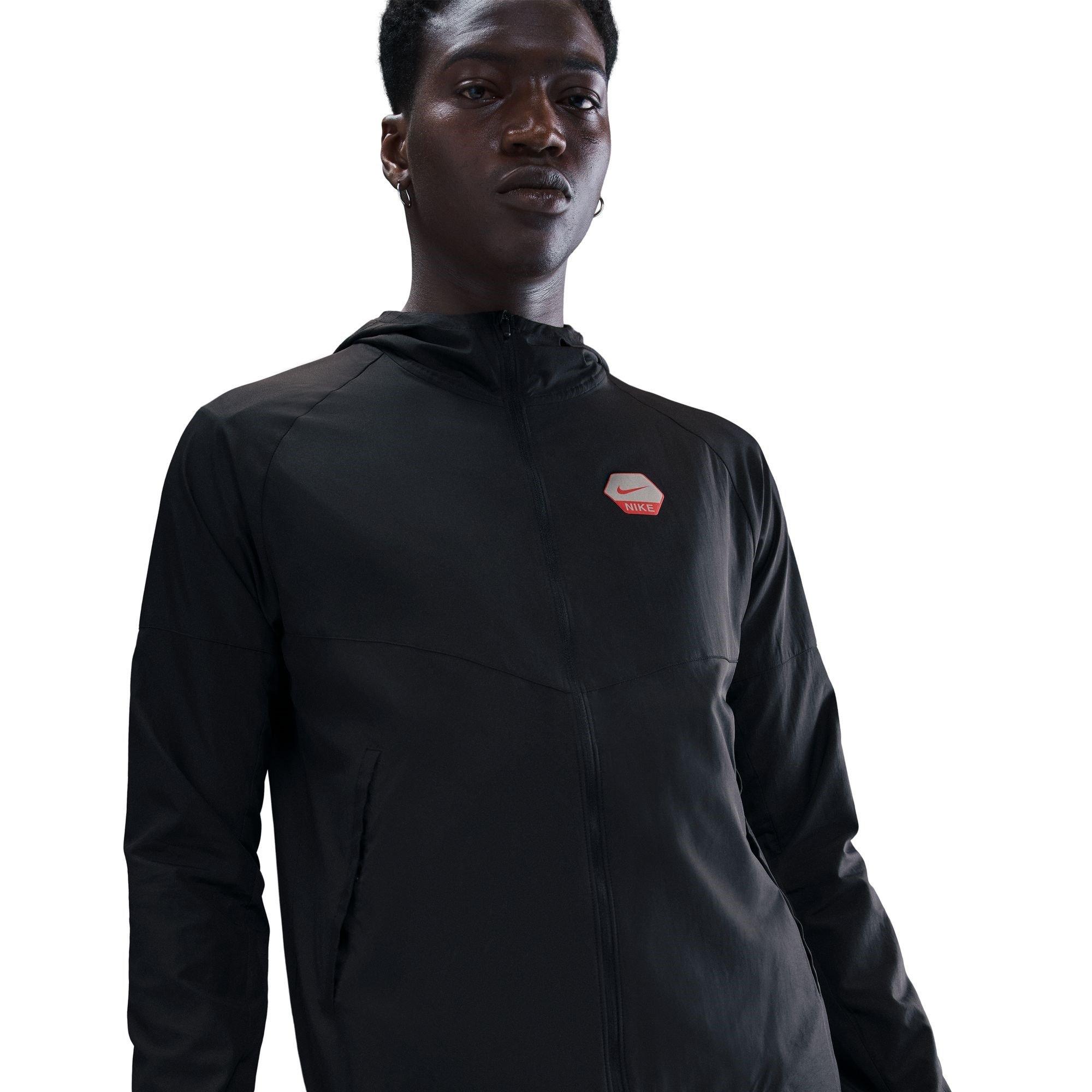 Black/Red - Nike - City Run Jacket Mens - 1