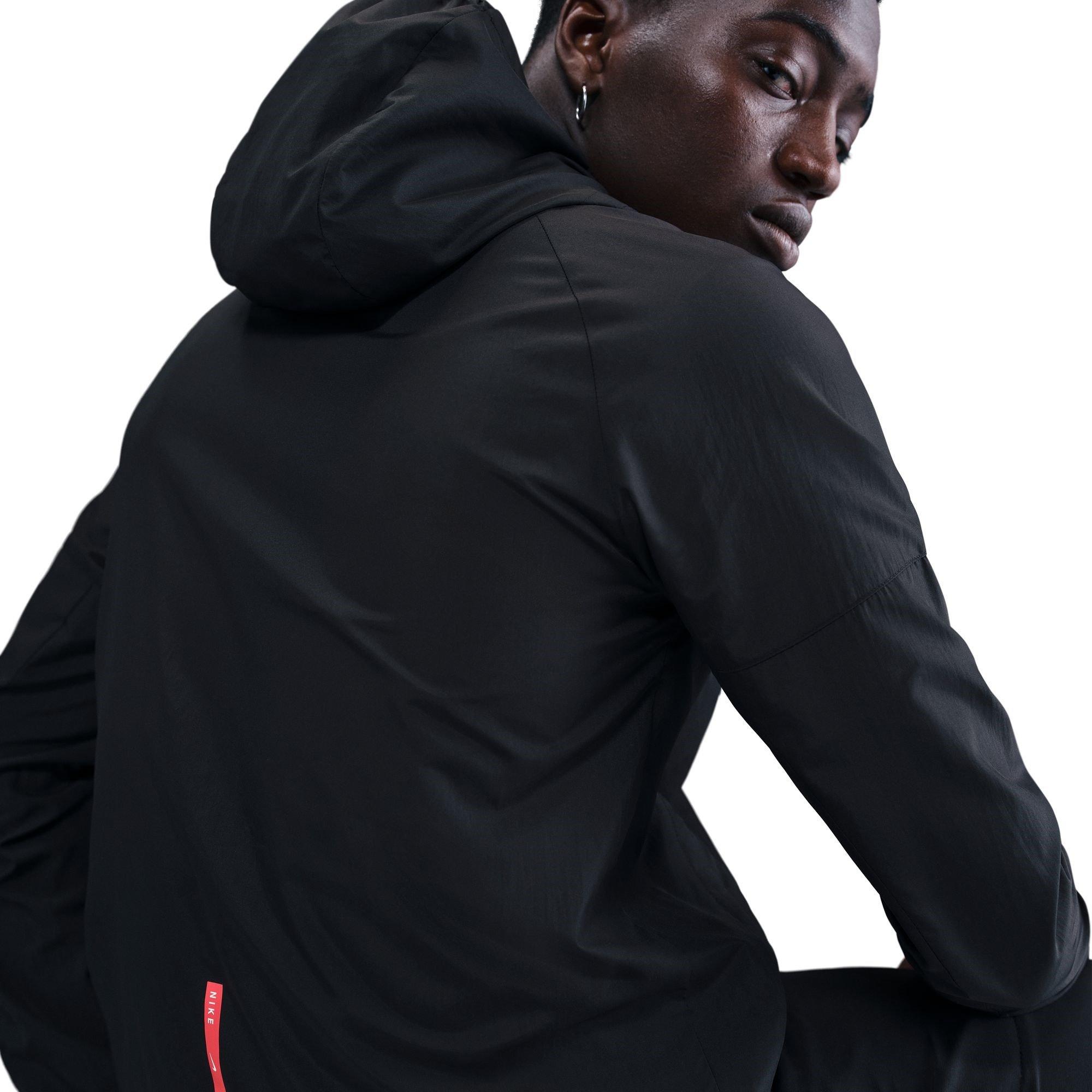 Black/Red - Nike - City Run Jacket Mens - 2