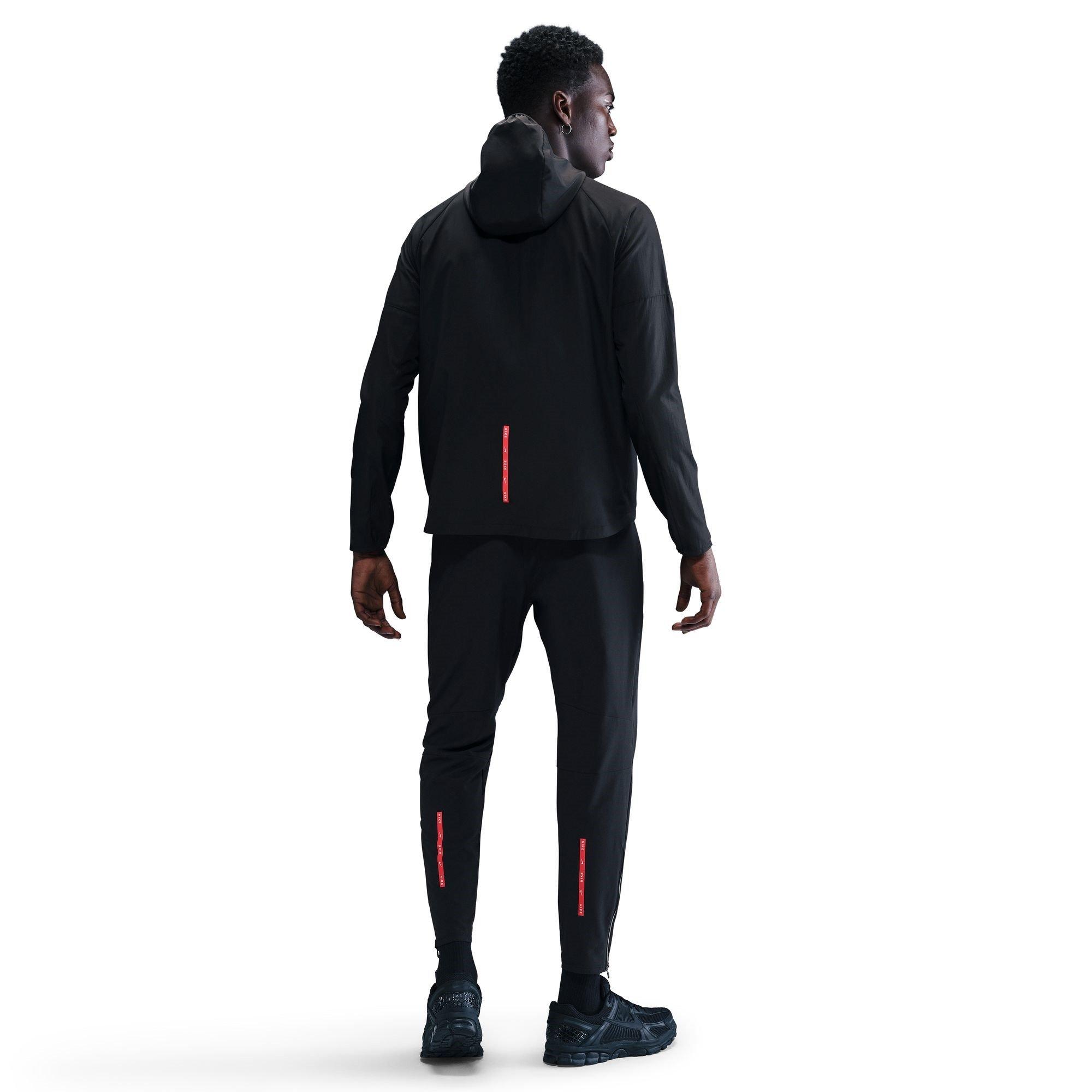 Black/Red - Nike - City Run Jacket Mens - 4