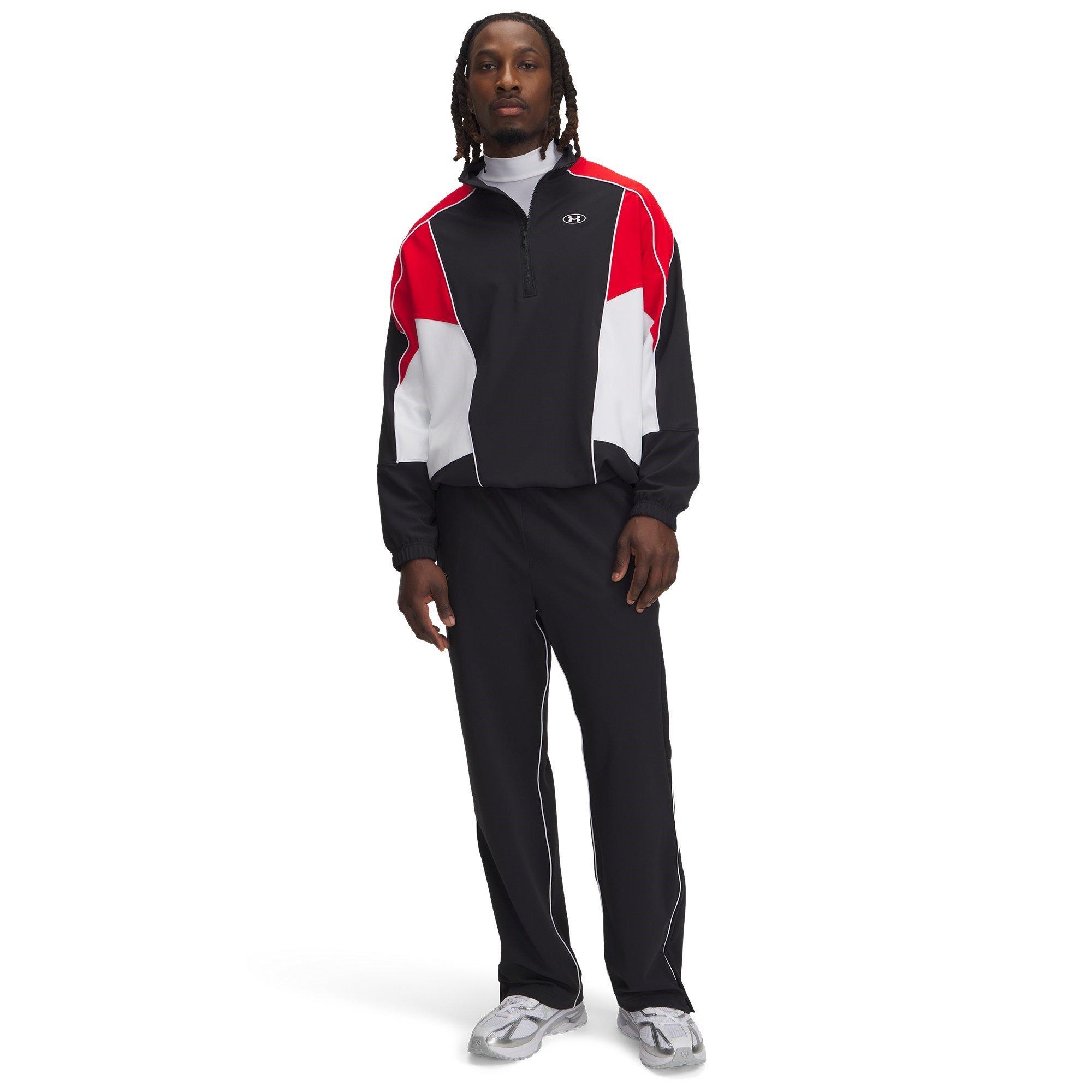 Negro - Under Armour - Men's Tricot Tracksuit Top - 4