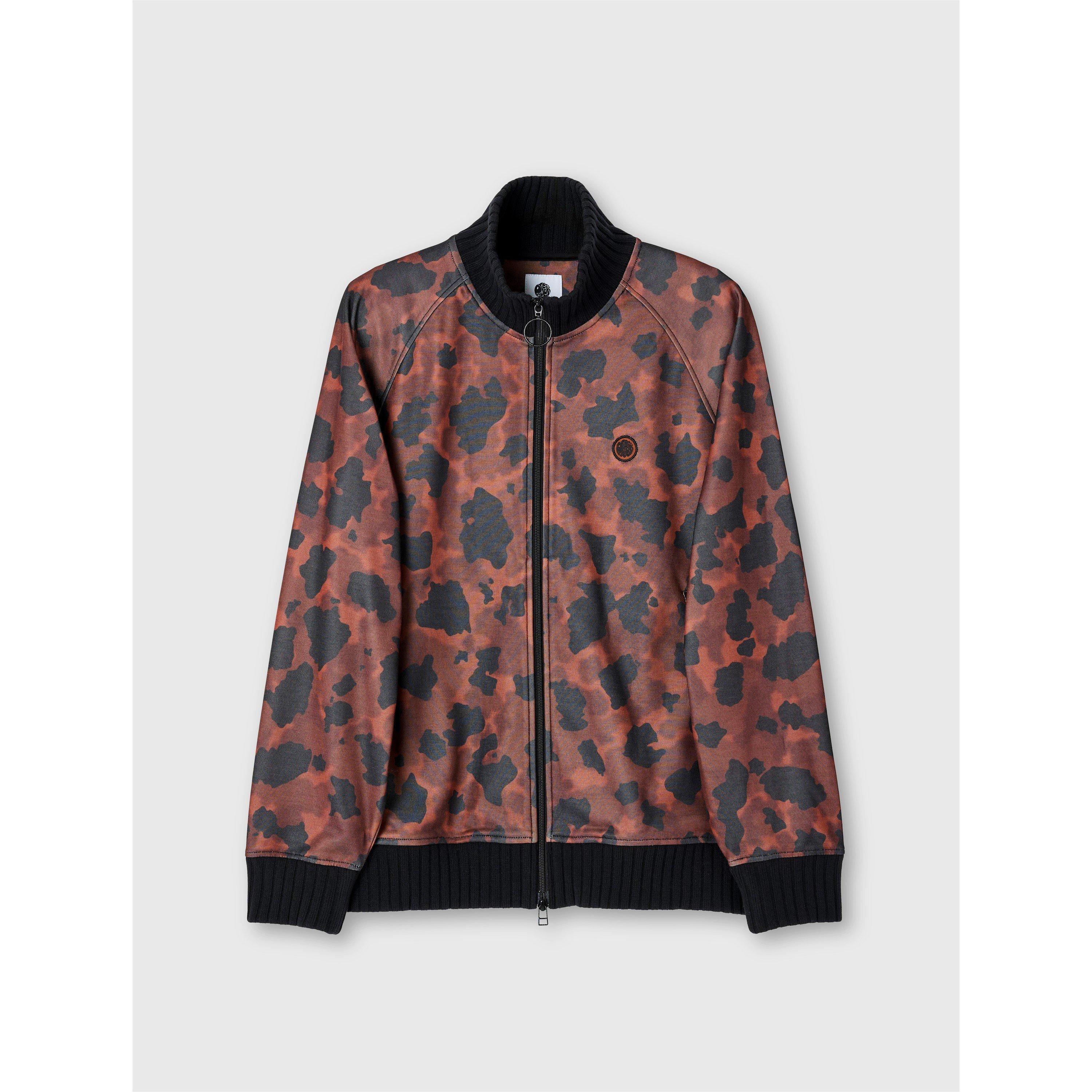 Pretty Green Men's Brindle Tracksuit Top - Brown - Medium