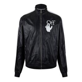 Off White Hand Track Top