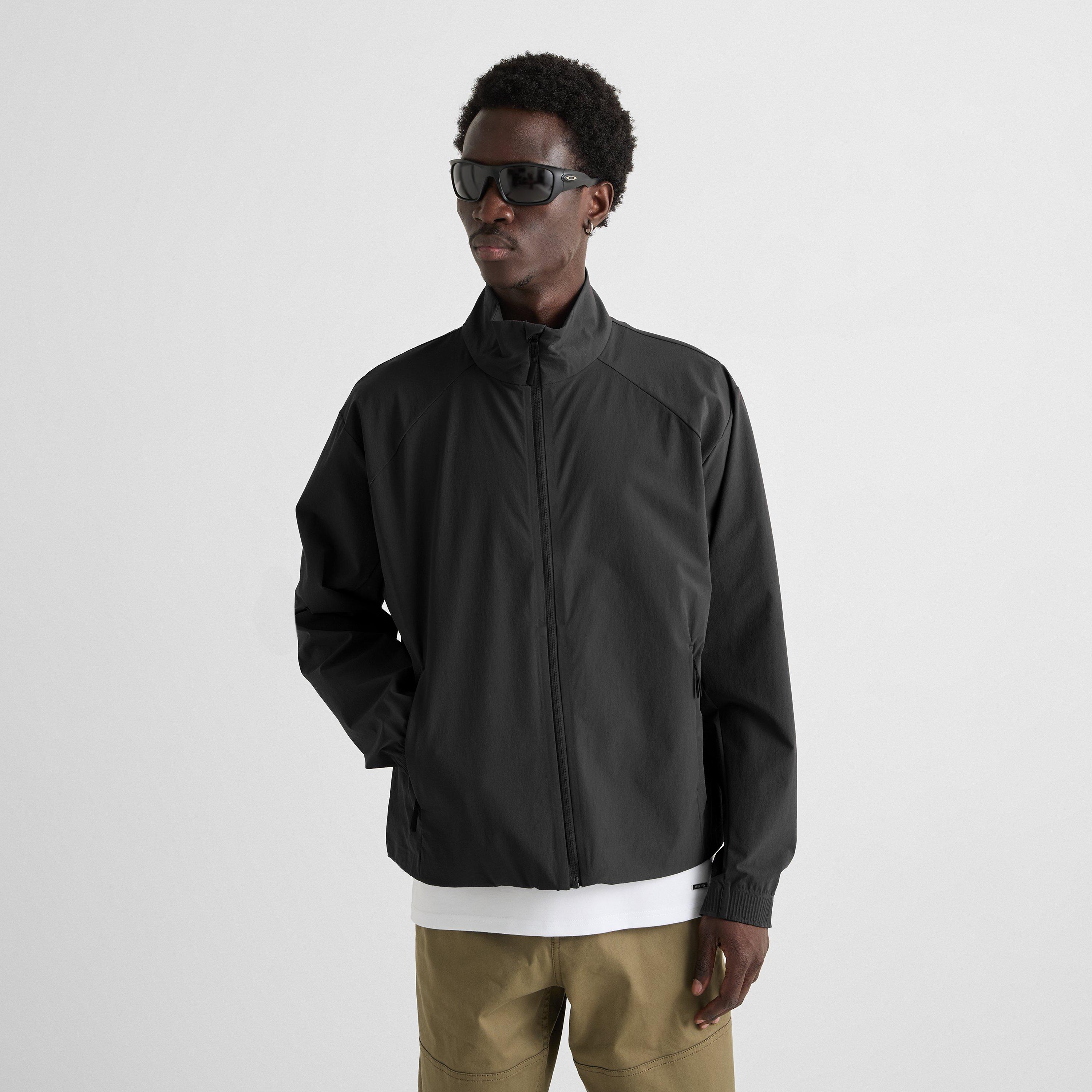 TNF Black - The North Face - Men's Black Box Tech Funnel-Neck Tracksuit Top - 3