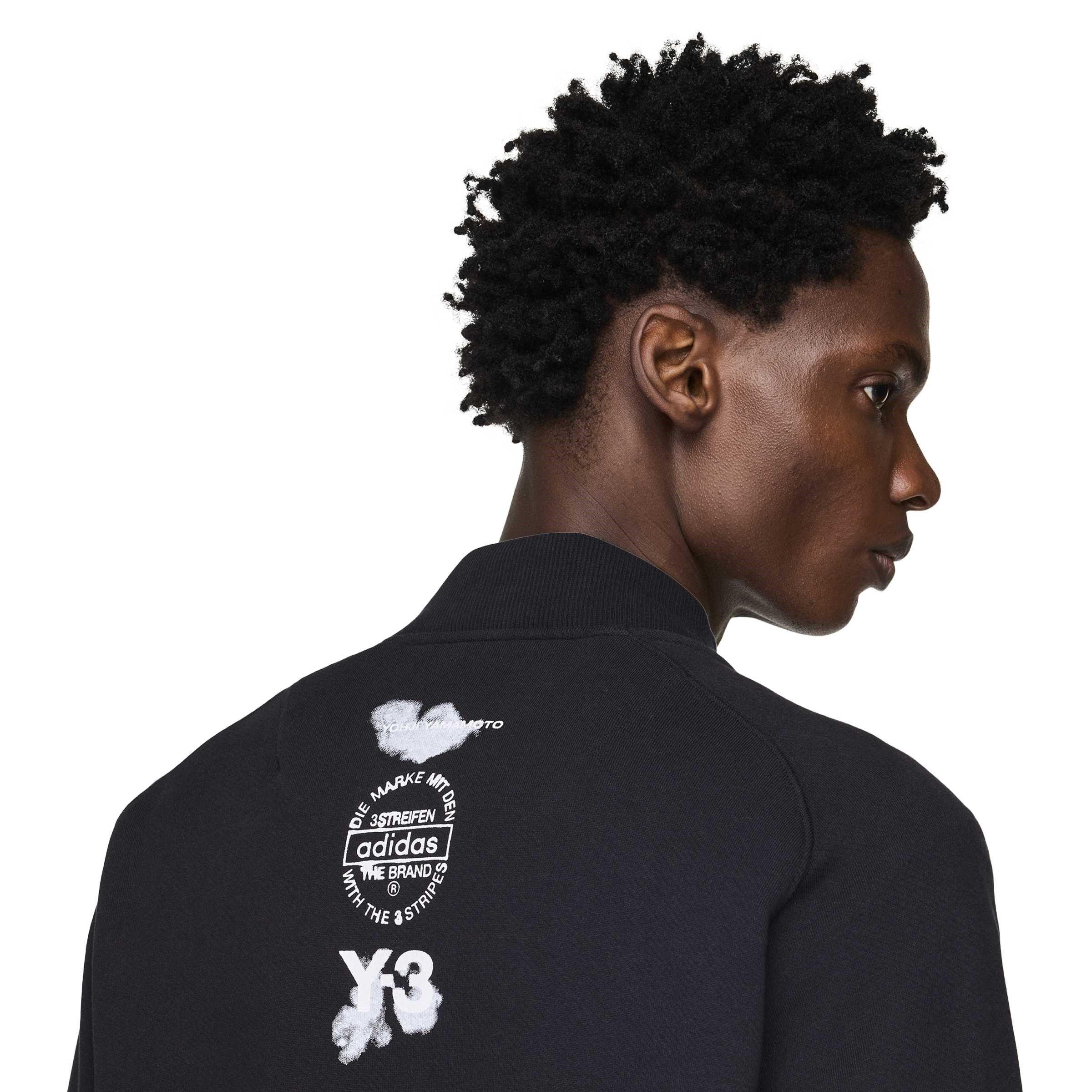 Black - Y3 - Men's GFX Tracksuit Top - 8