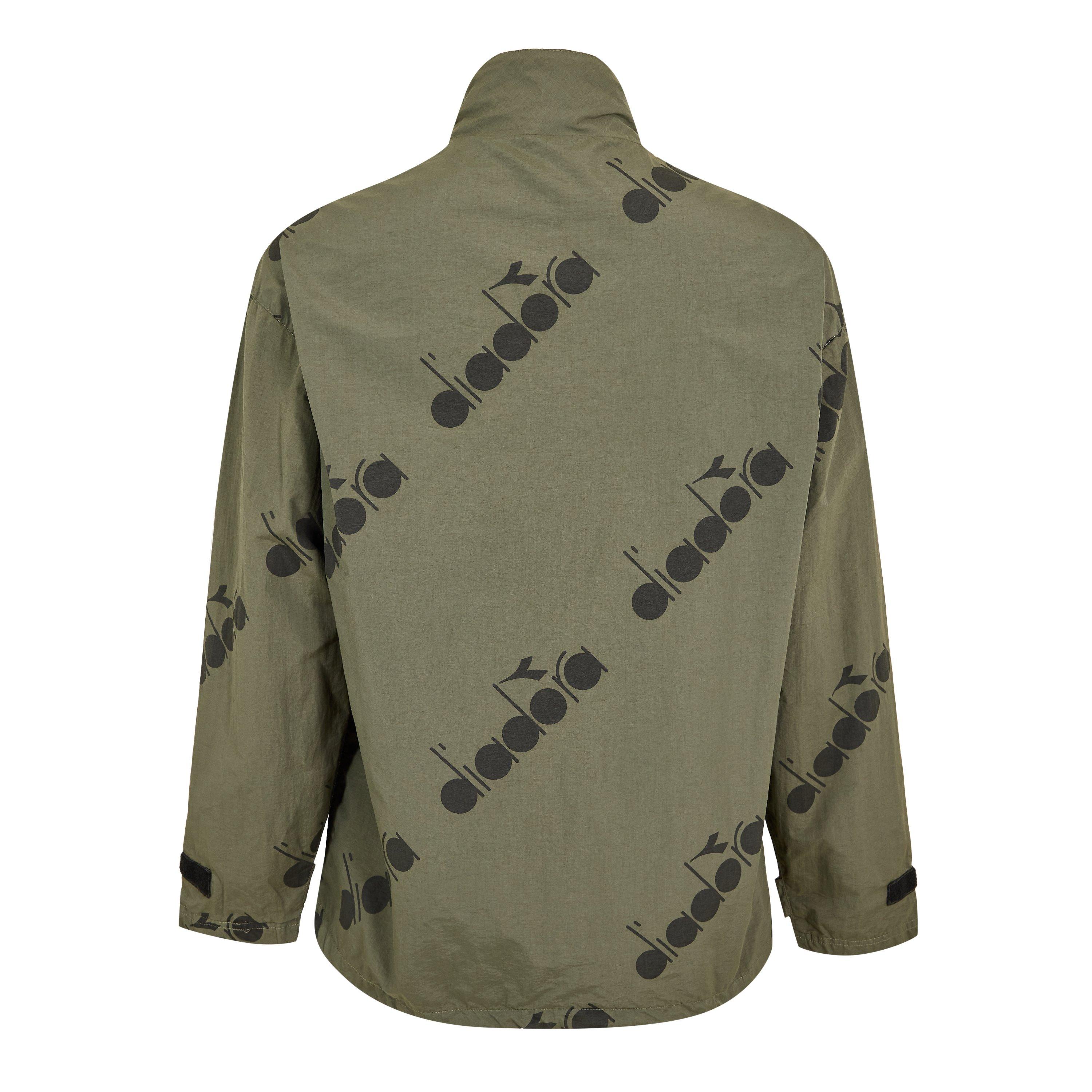 Green - Diadora - Diadora Track Top half Zip 5Palle Aop Mens - 2