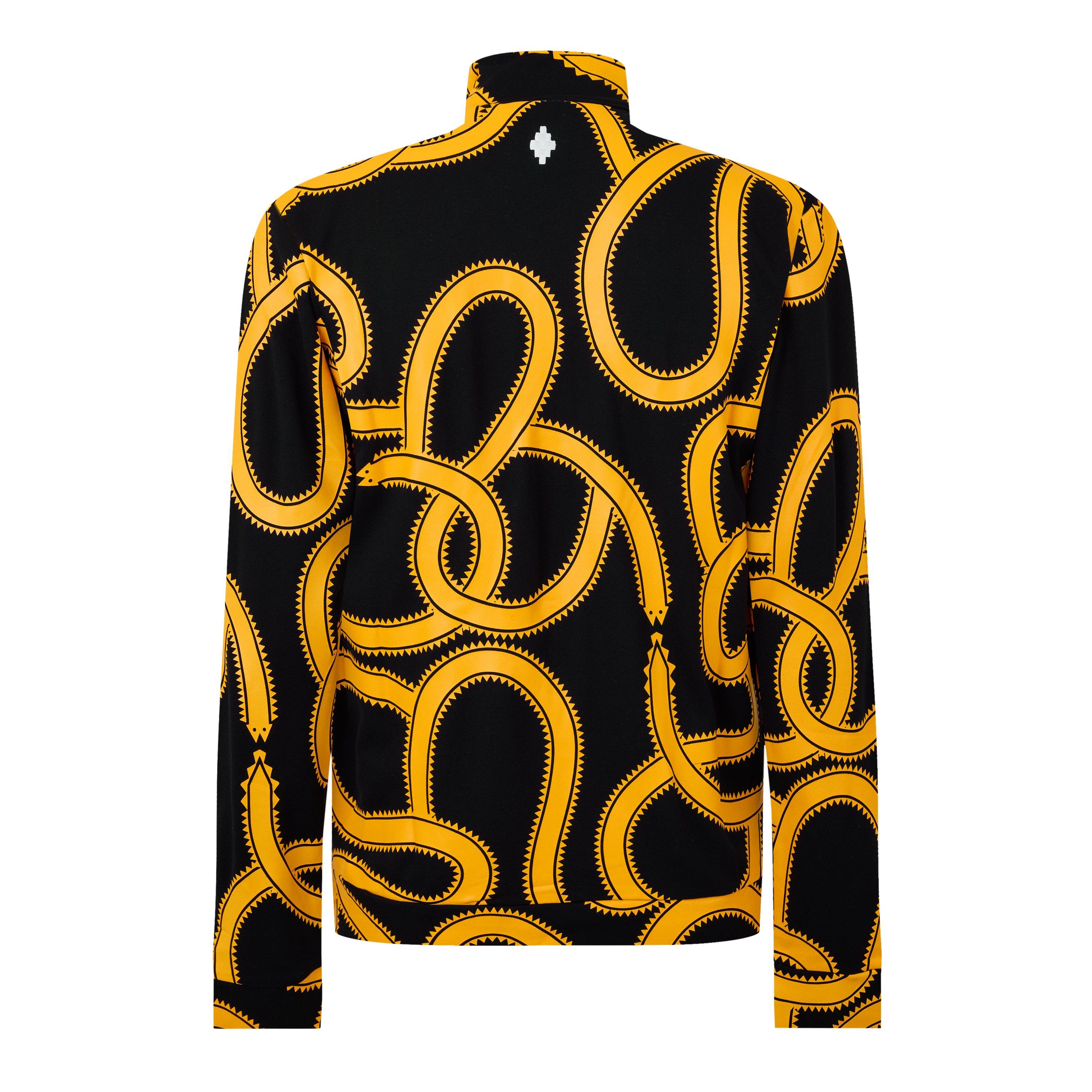 Black - Marcelo Burlon - Men's Snake Print Tracksuit Top - 2
