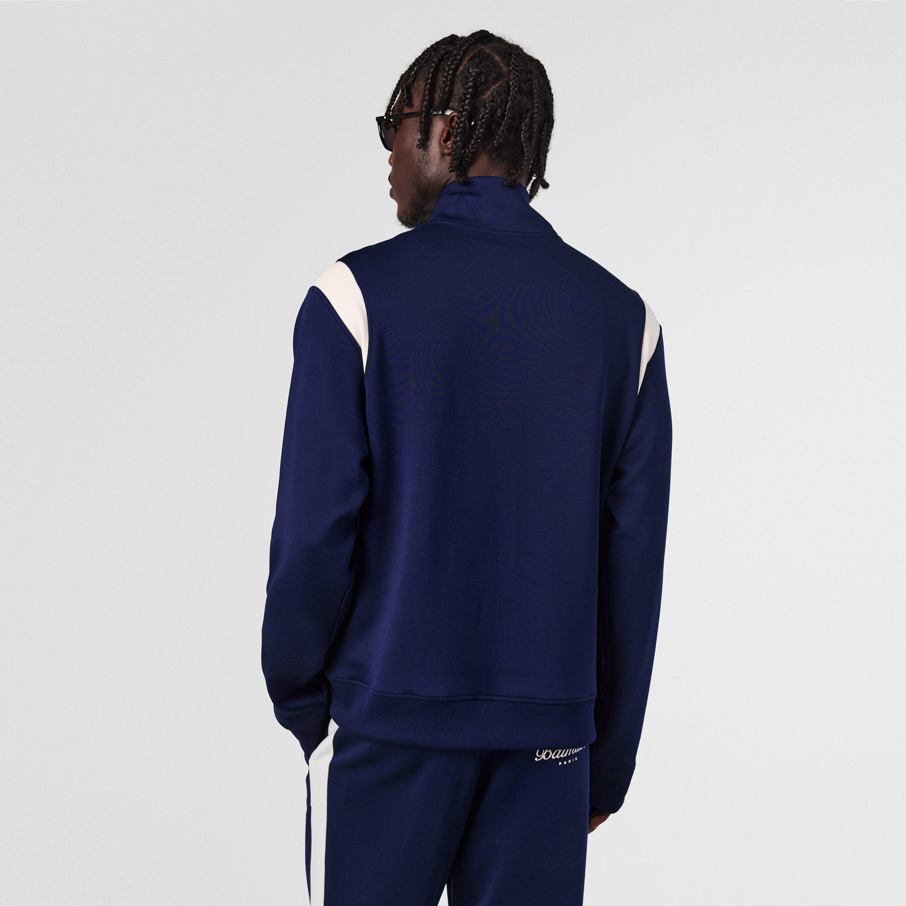 Blue - Balmain - Men's College Tracksuit Top - 4