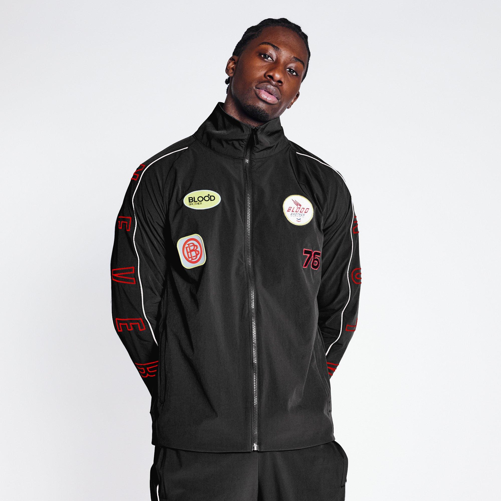 Negro - Blood Brother - BB Racer Jacket Mens - 1