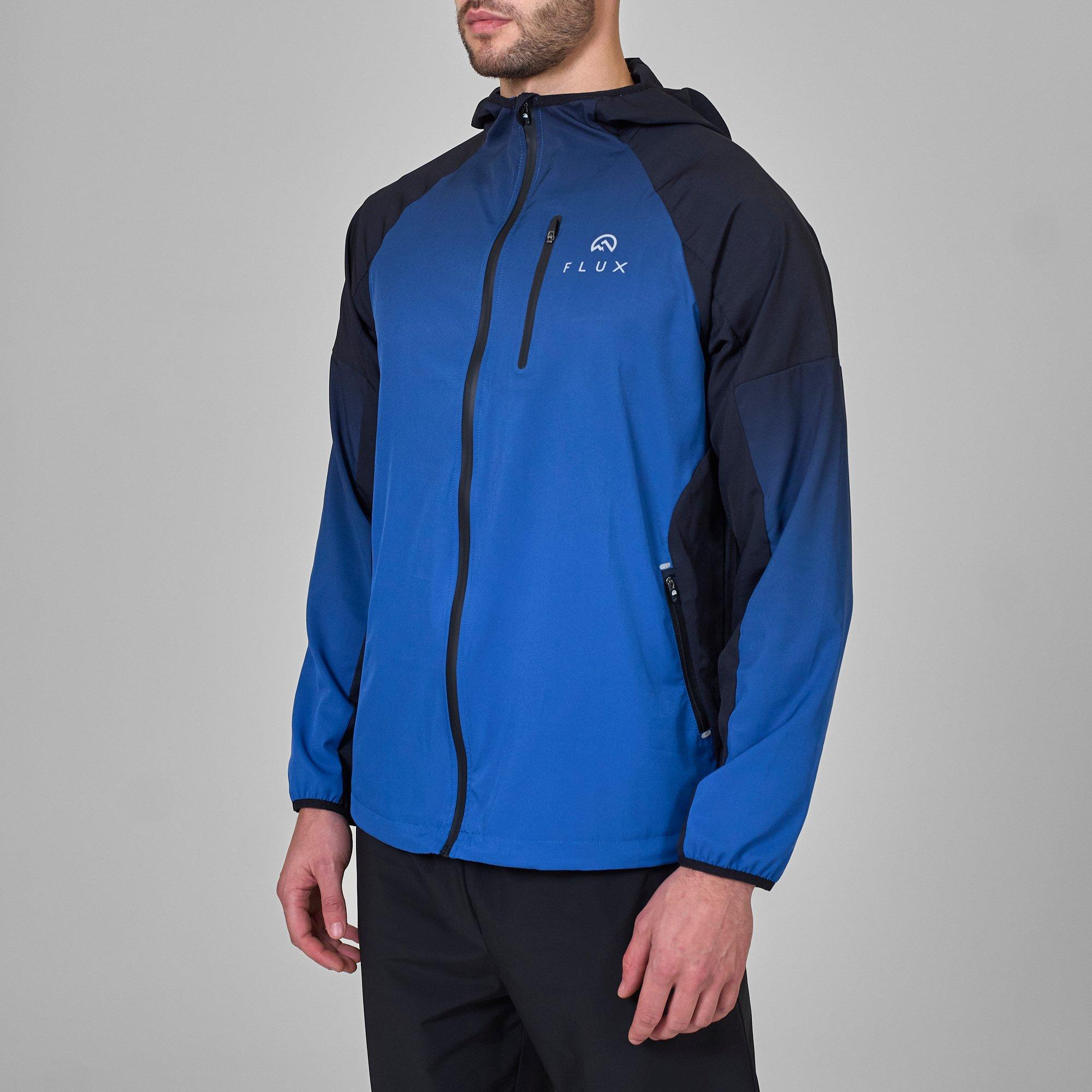 Black/Cobalt - Flux Active - Gradient Jacket Mens - 1