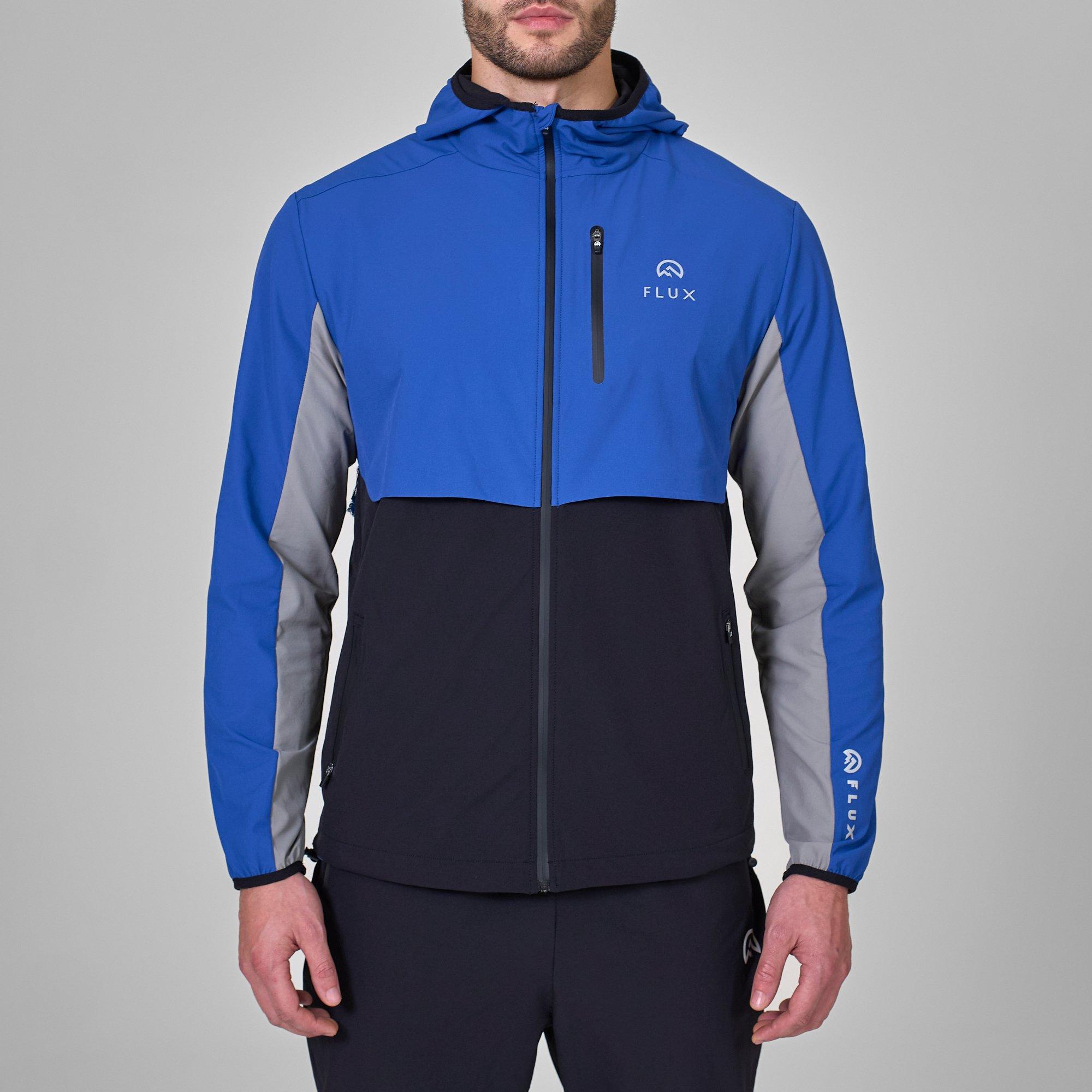 Black/Cobalt - Flux Active - Versatility Jacket Mens - 3
