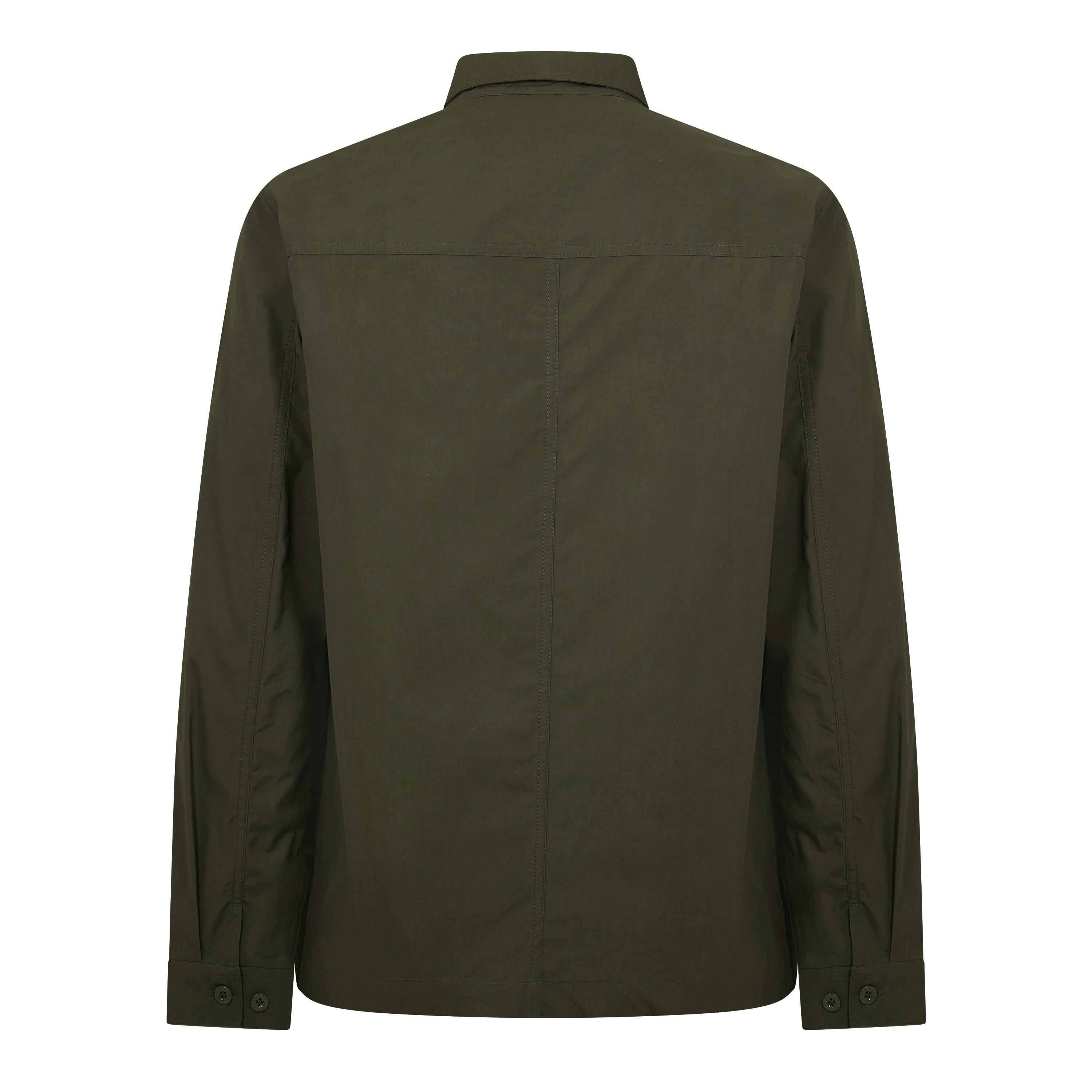 Khaki - Pretty Green - Men's Boston Tailored Fit Overshirt - 2