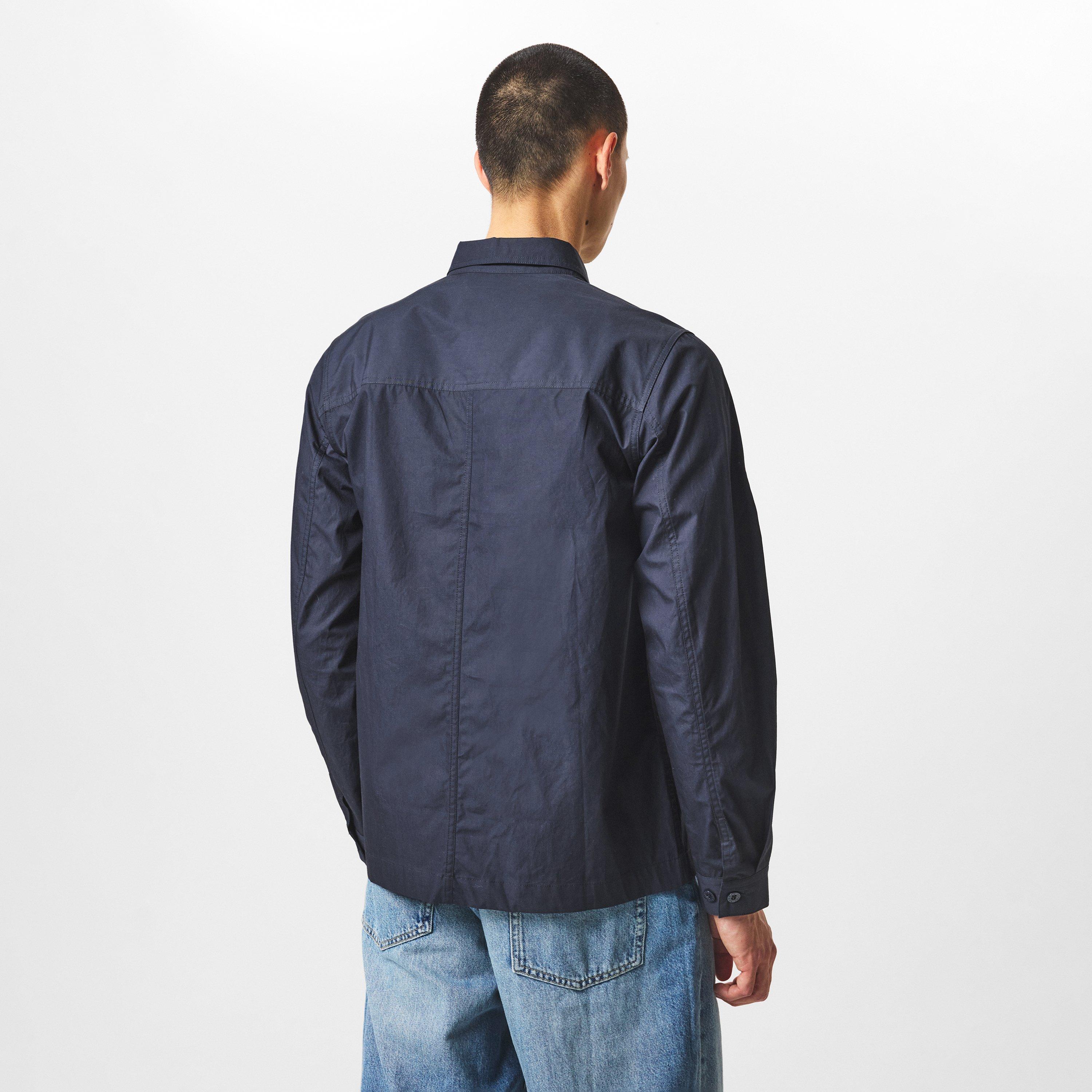 Marineblauw - Pretty Green - Men's Boston Tailored Fit Overshirt - 4