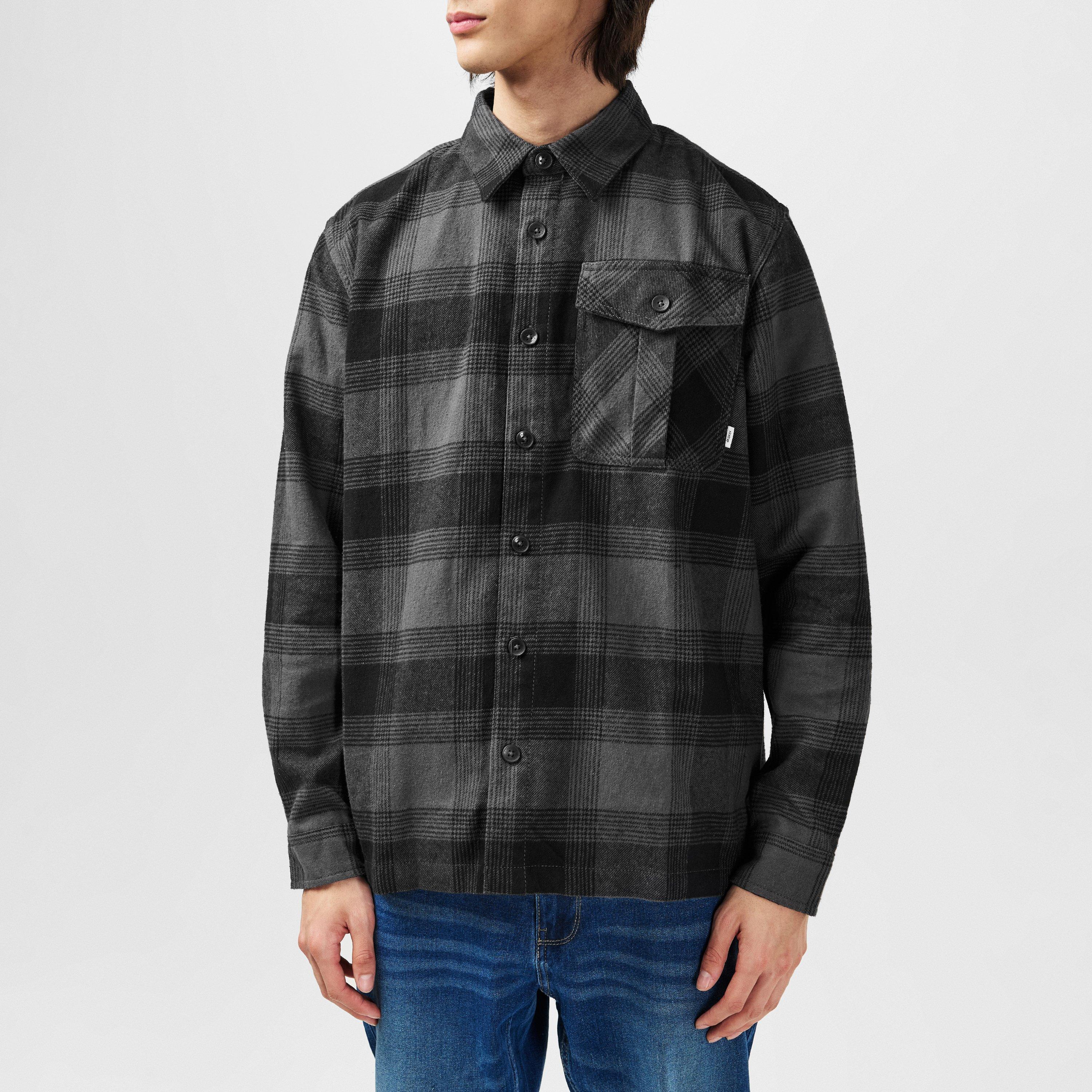 Schwarz kariert - Firetrap - Check Shirt Mens - 3