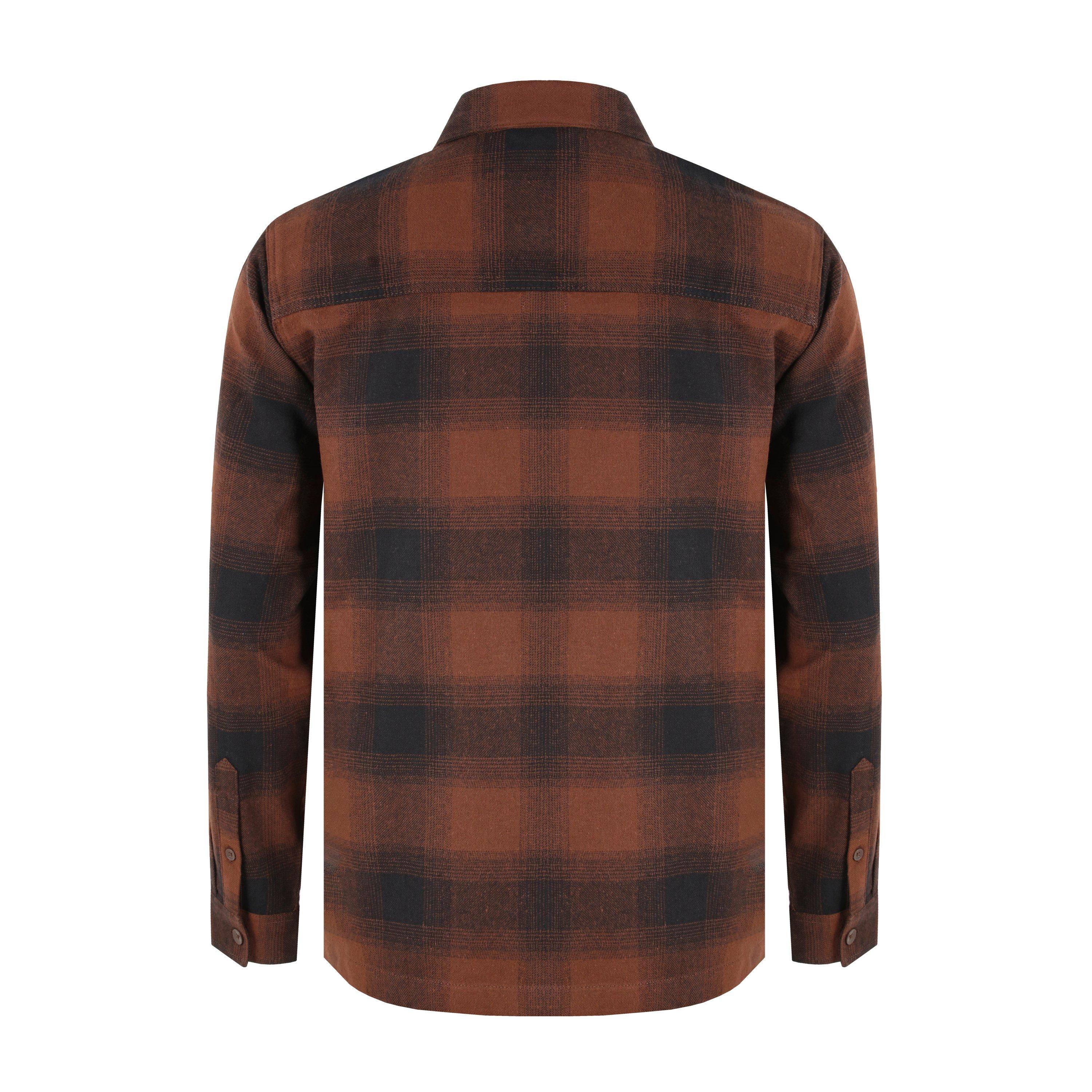 Tan Check - Firetrap - Check Shirt Mens - 5