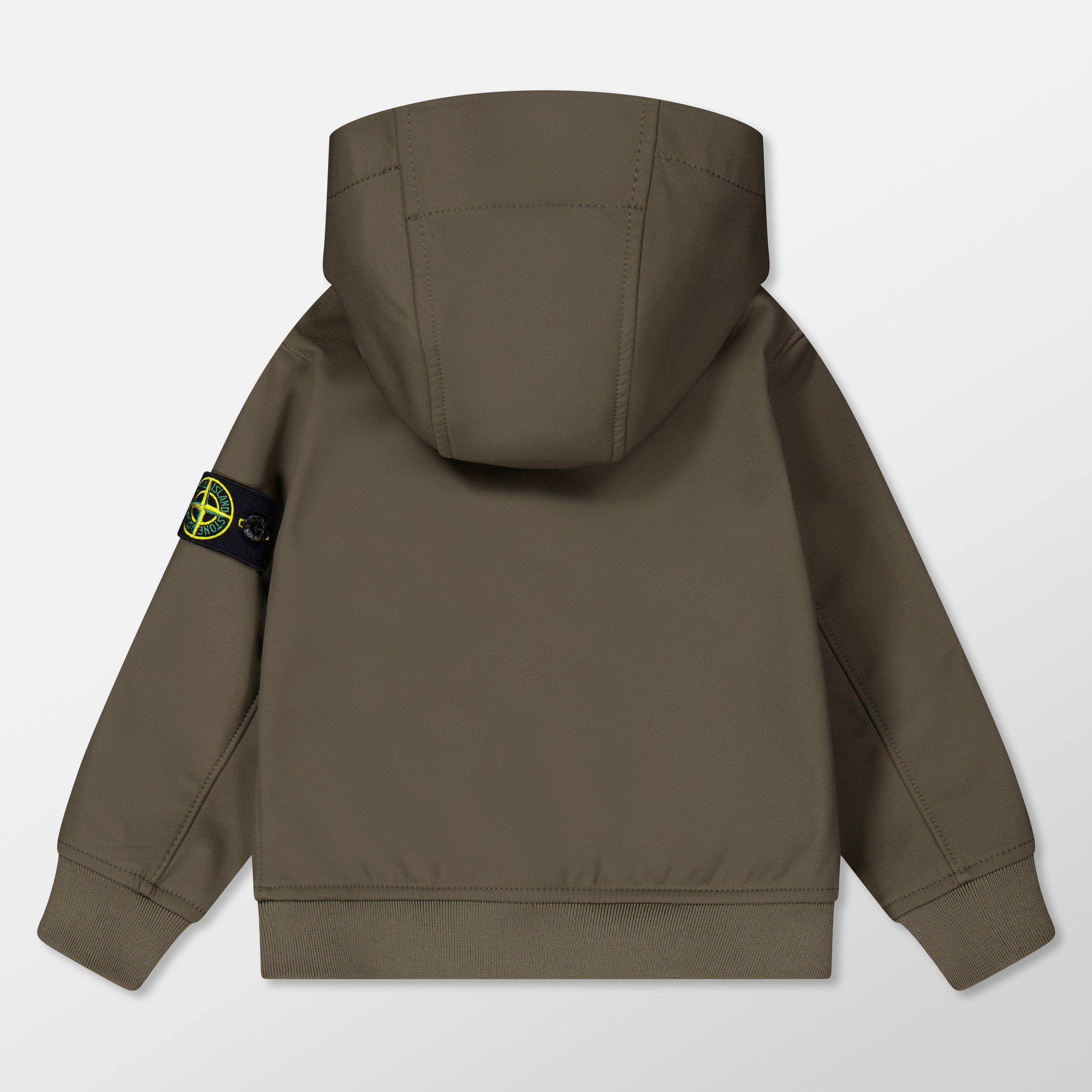 Vrd Mltre V0054 - Stone Island - Kids' Compass Hooded Full-Zip Softshell Jacket - 2